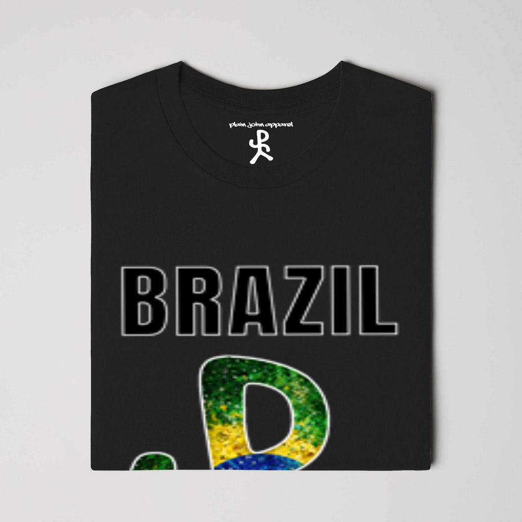 Brazil Black Running Man Tee