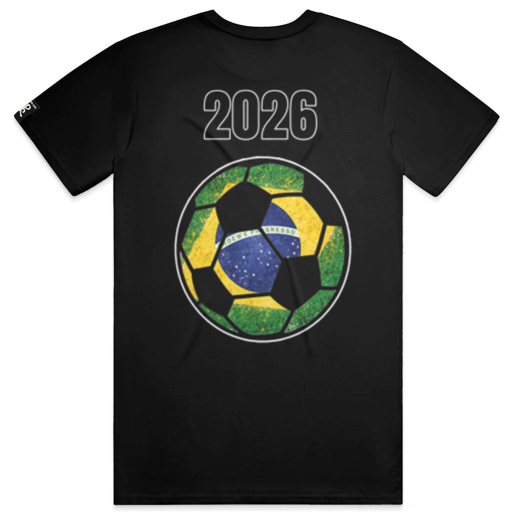 Brazil Black Running Man Tee