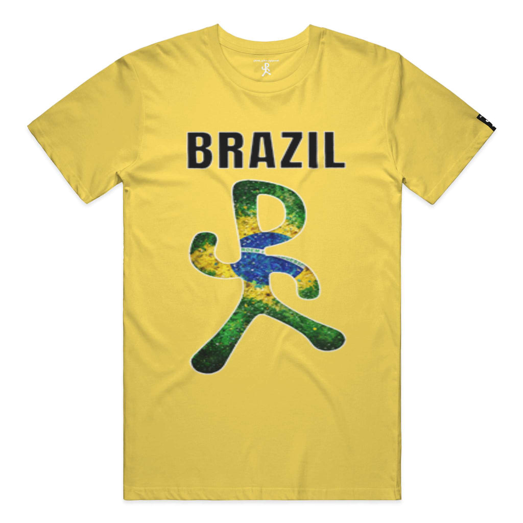 Brazil Yellow Running Man Tee
