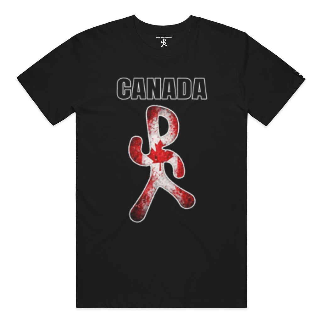 Canada Black Running Man Tee