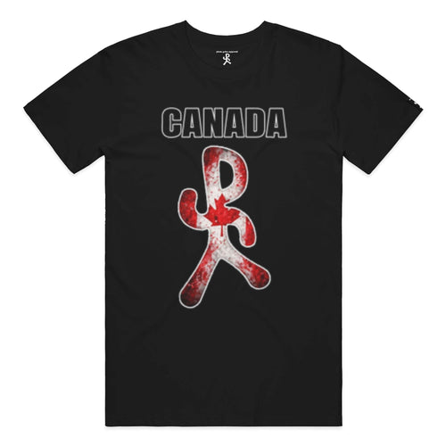 Canada Black Running Man Tee