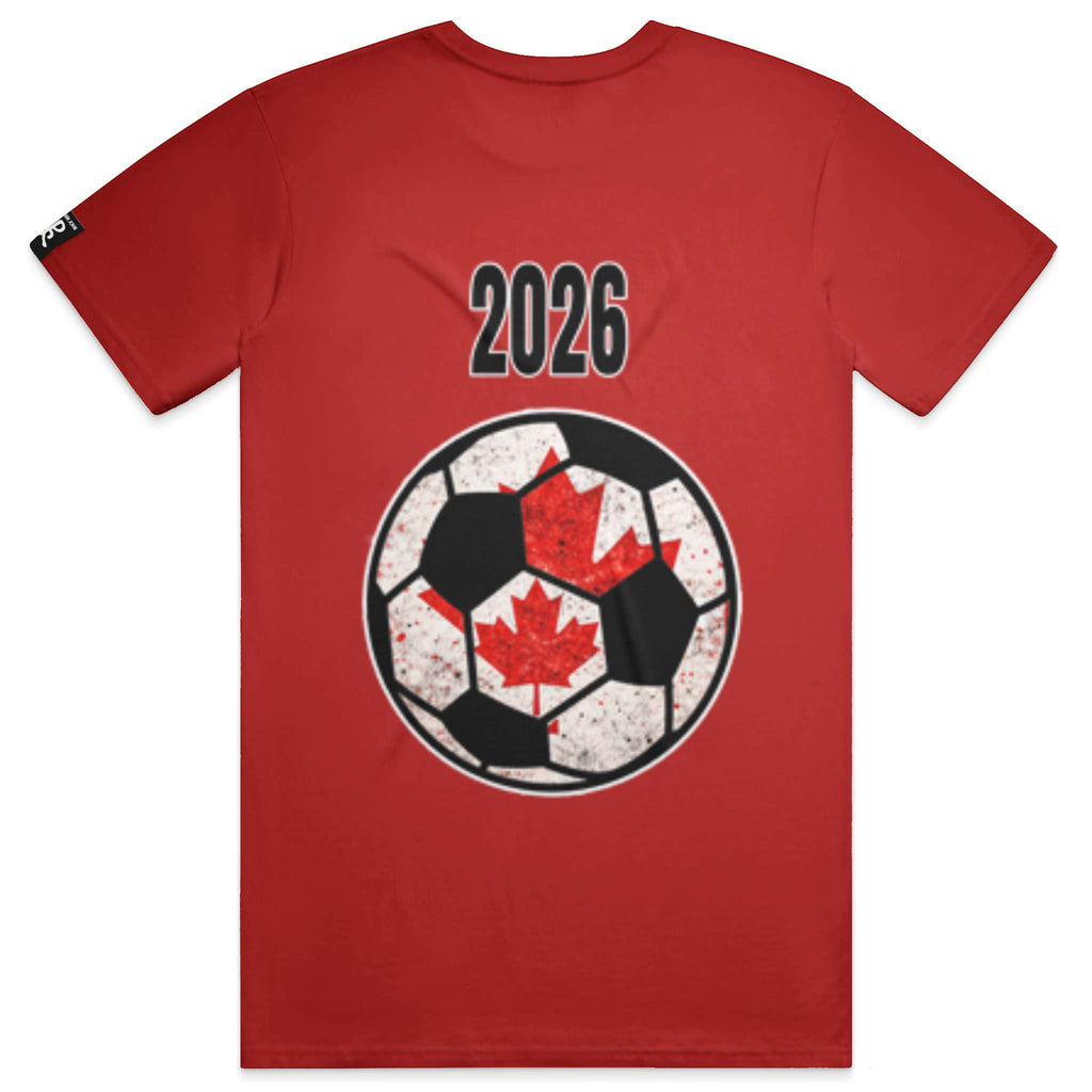 Canada Canvas Red Running Man Tee