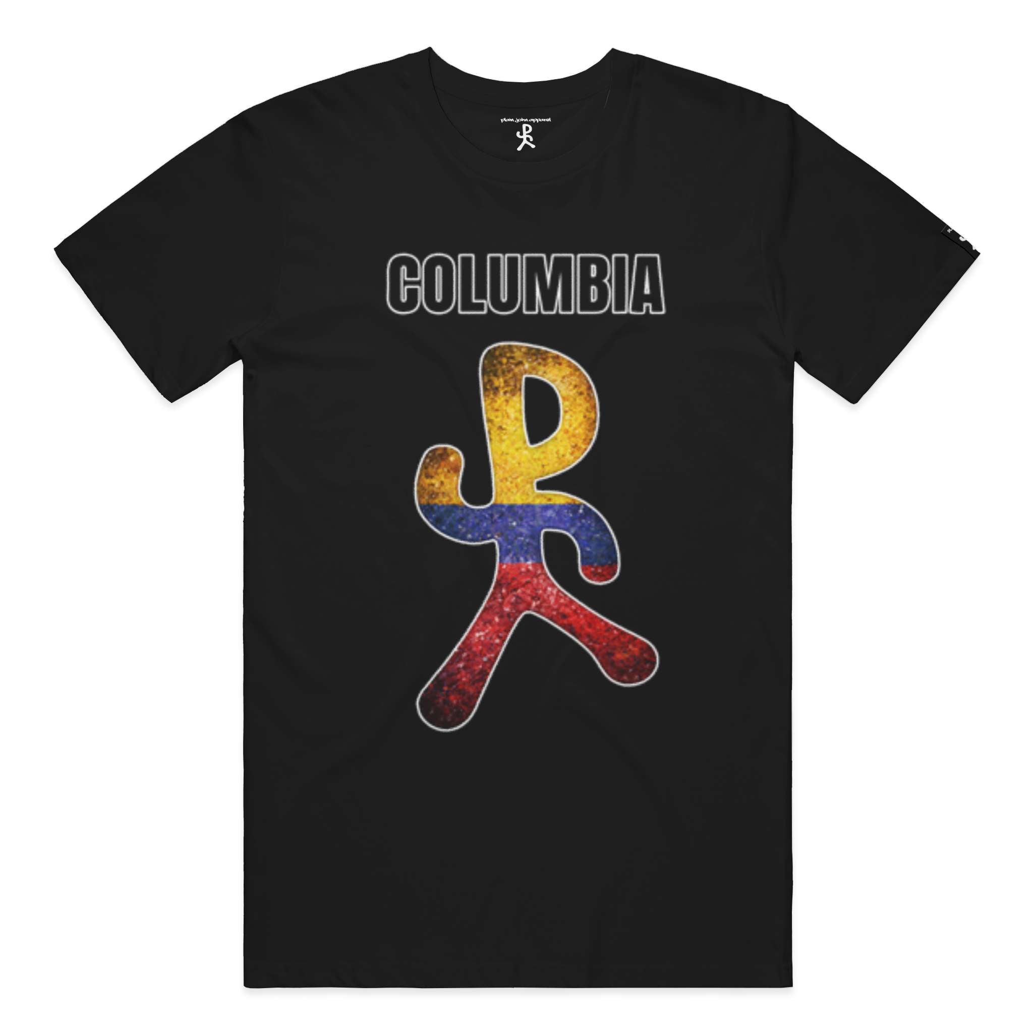 Colombia Black Running Man Tee