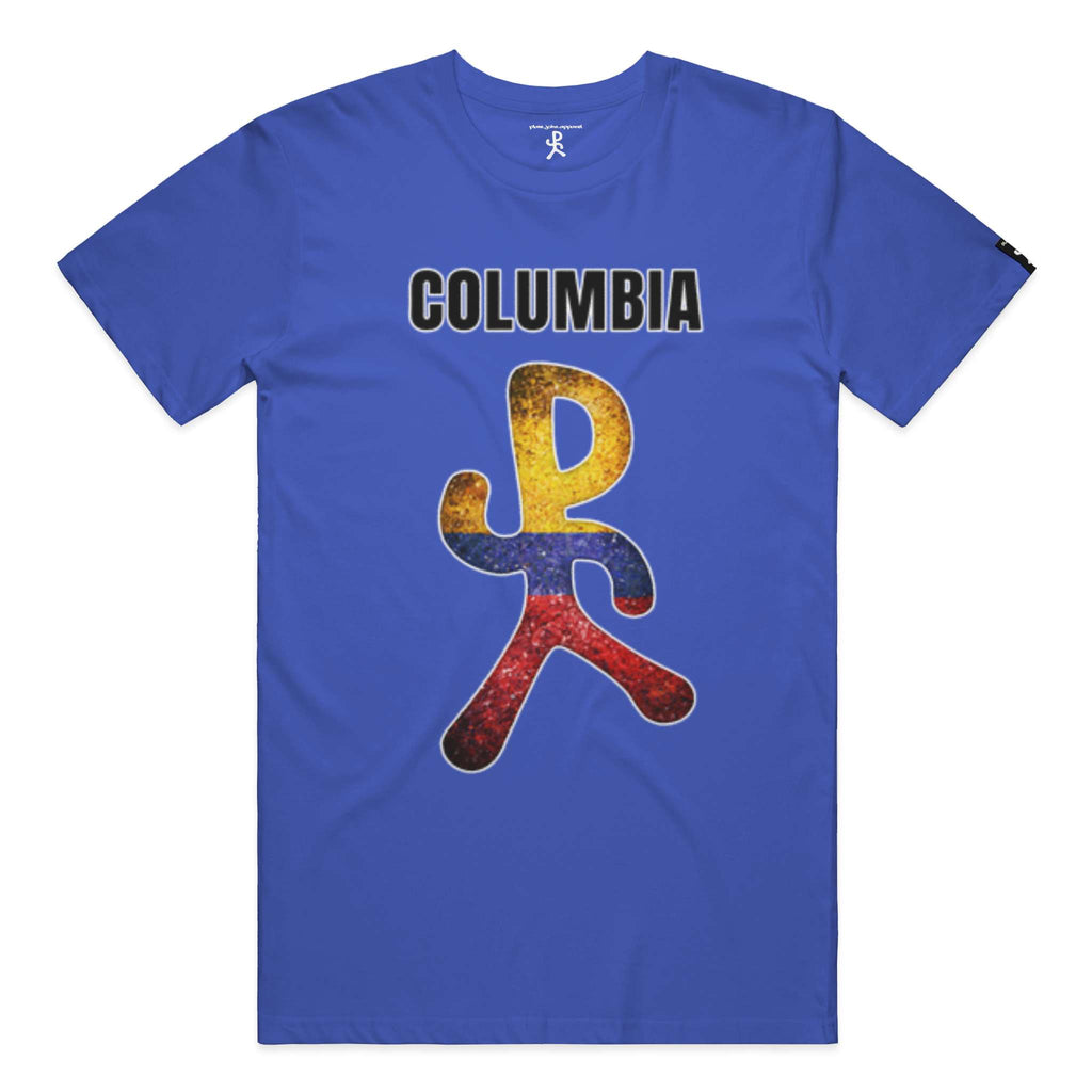 Colombia Royal Blue Running Man Tee