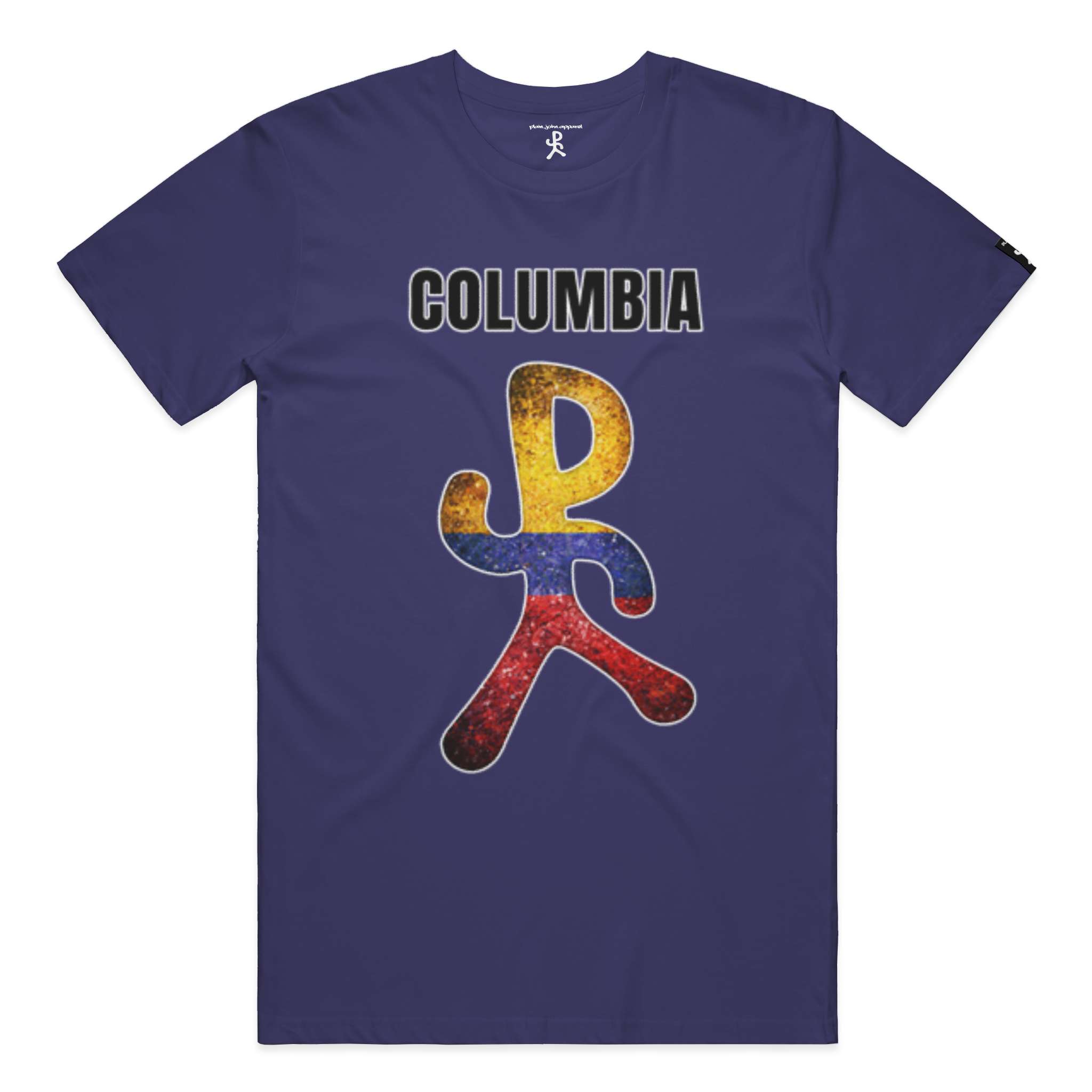 Colombia Team Navy Running Man Tee