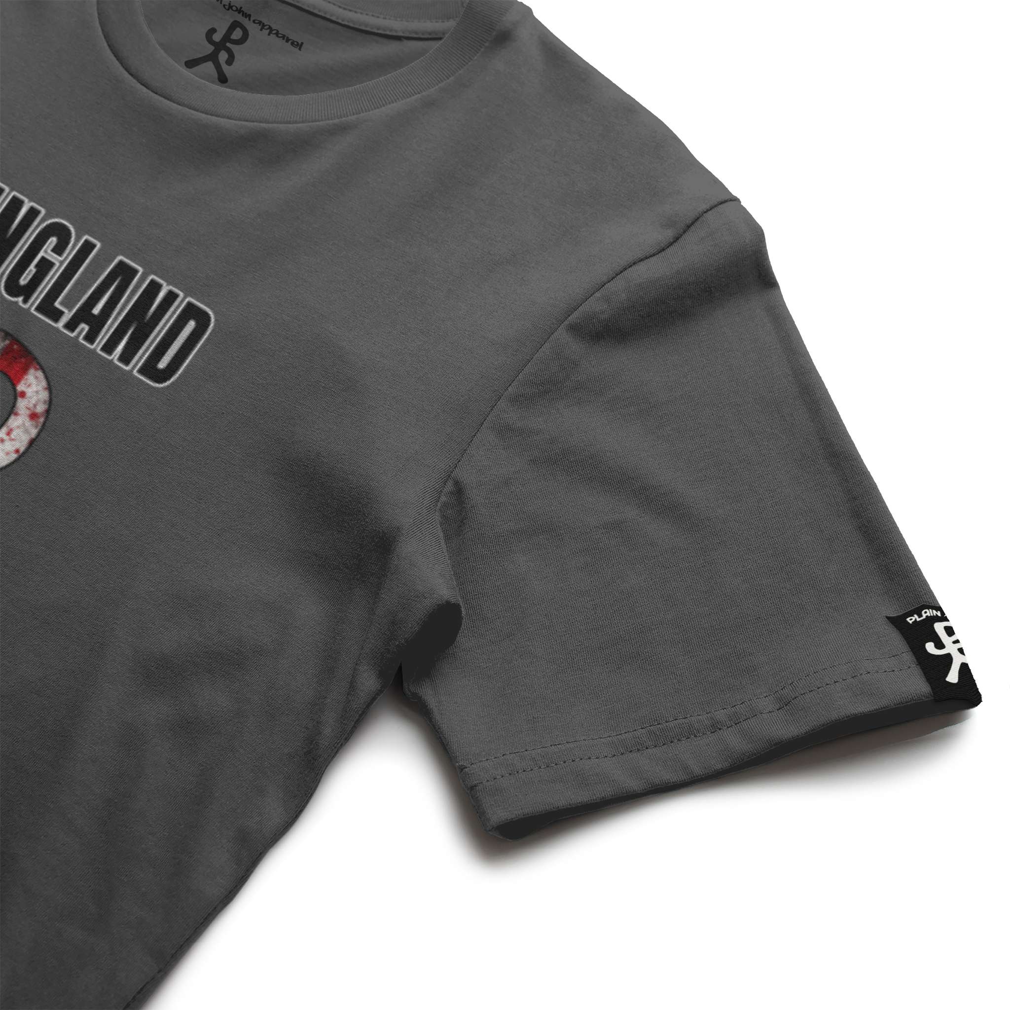 England Charcoal Running Man Tee