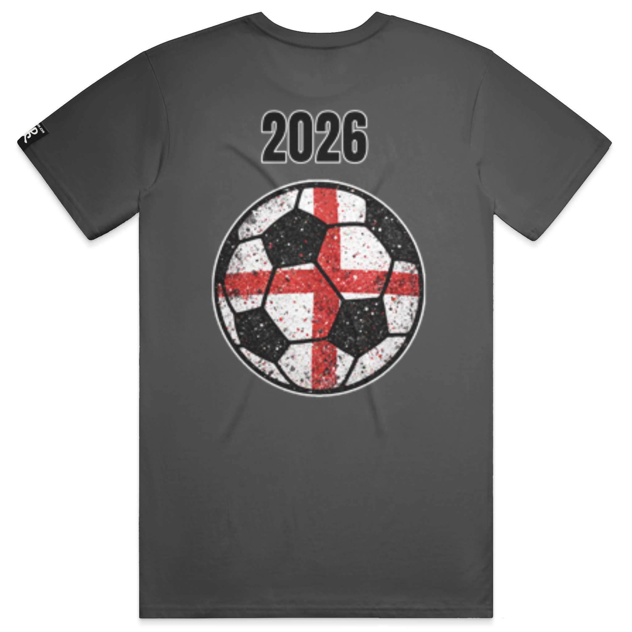England Charcoal Running Man Tee