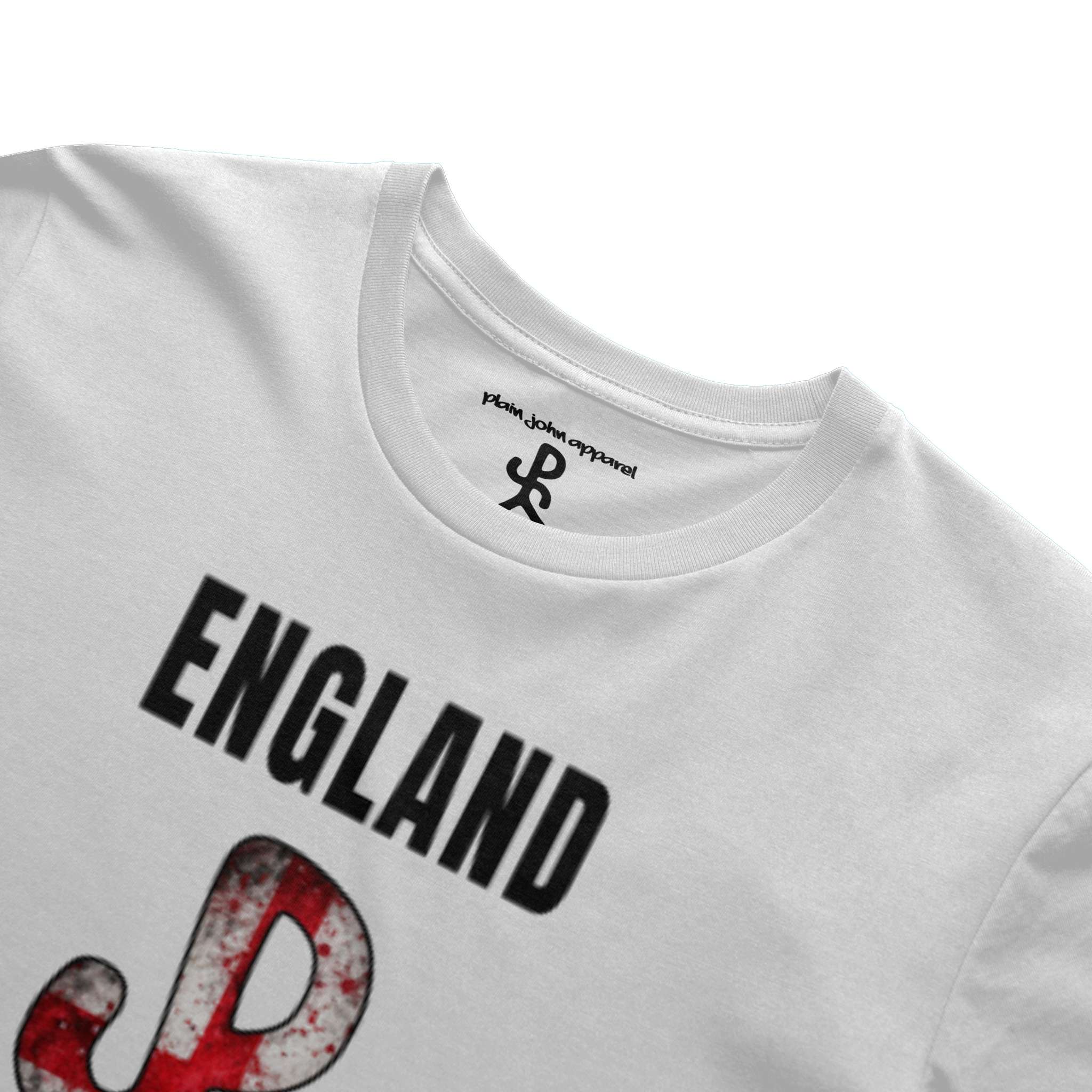 England White Running Man Tee