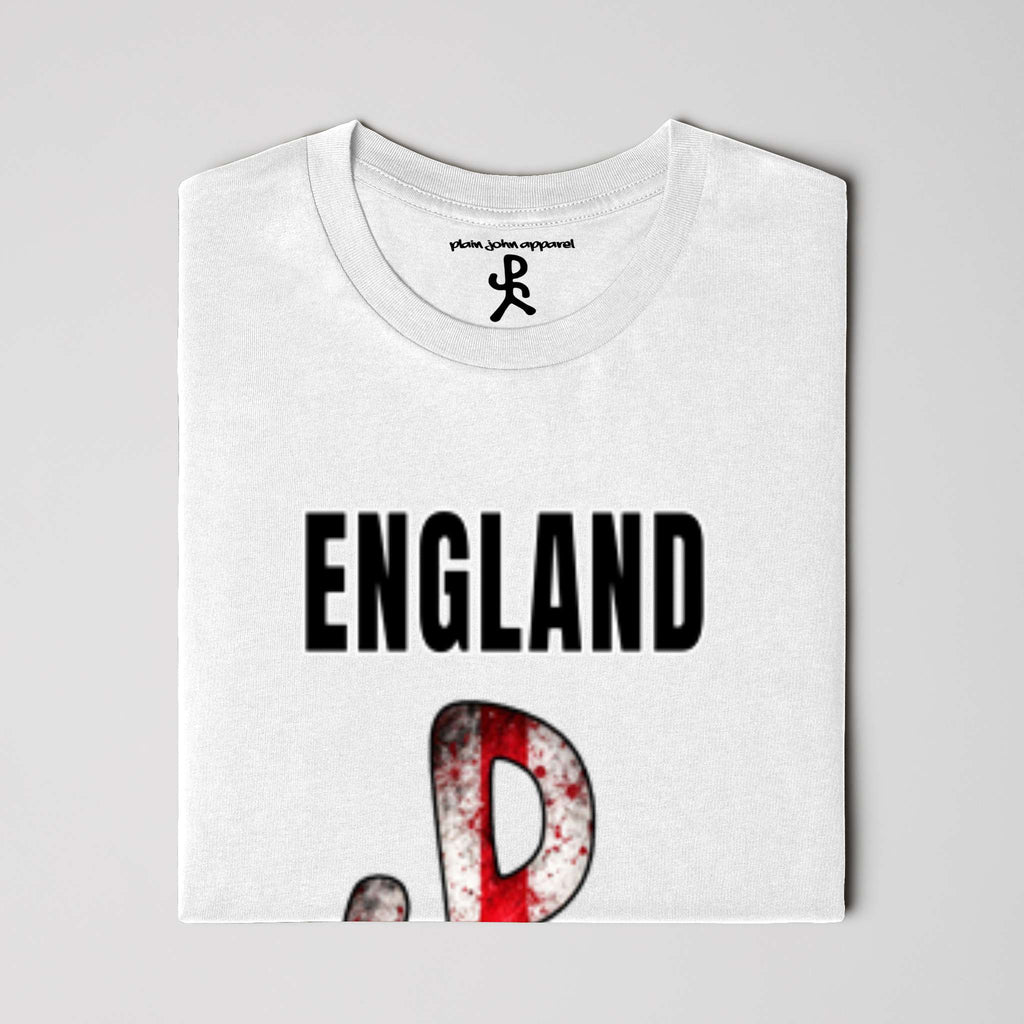 England White Running Man Tee