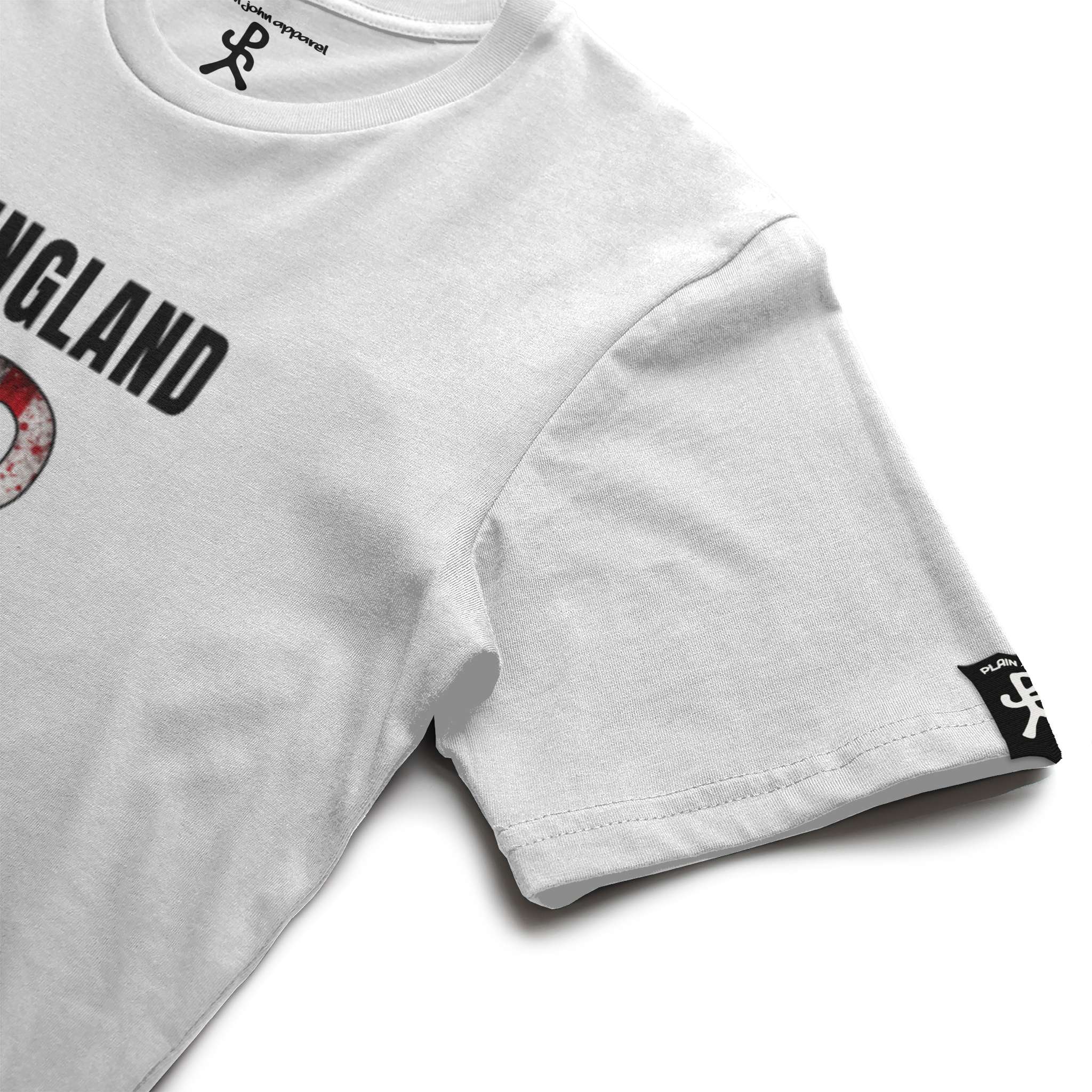 England White Running Man Tee