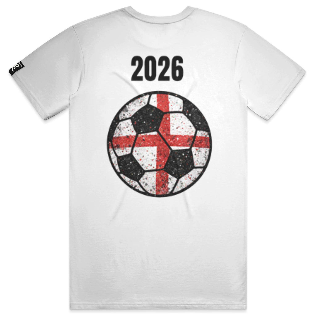England White Running Man Tee