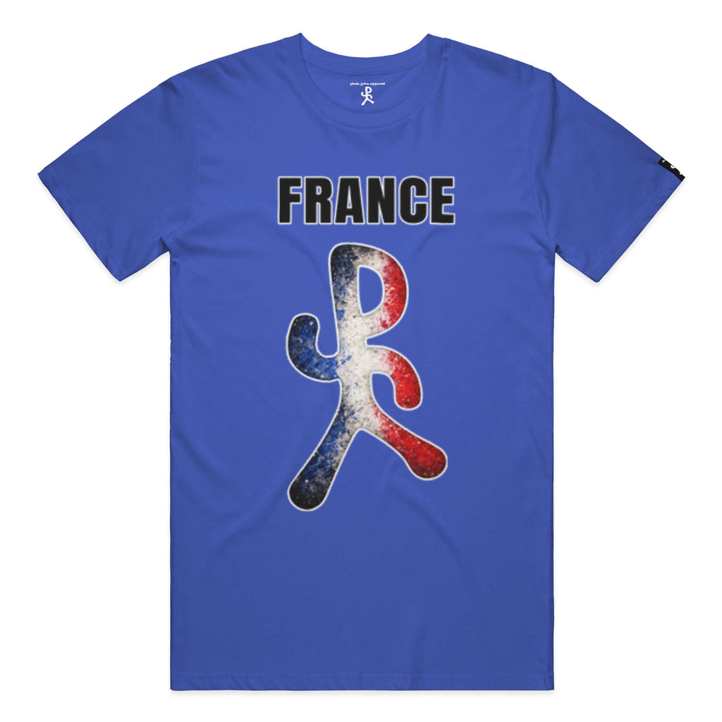 France Royal Blue Running Man Tee