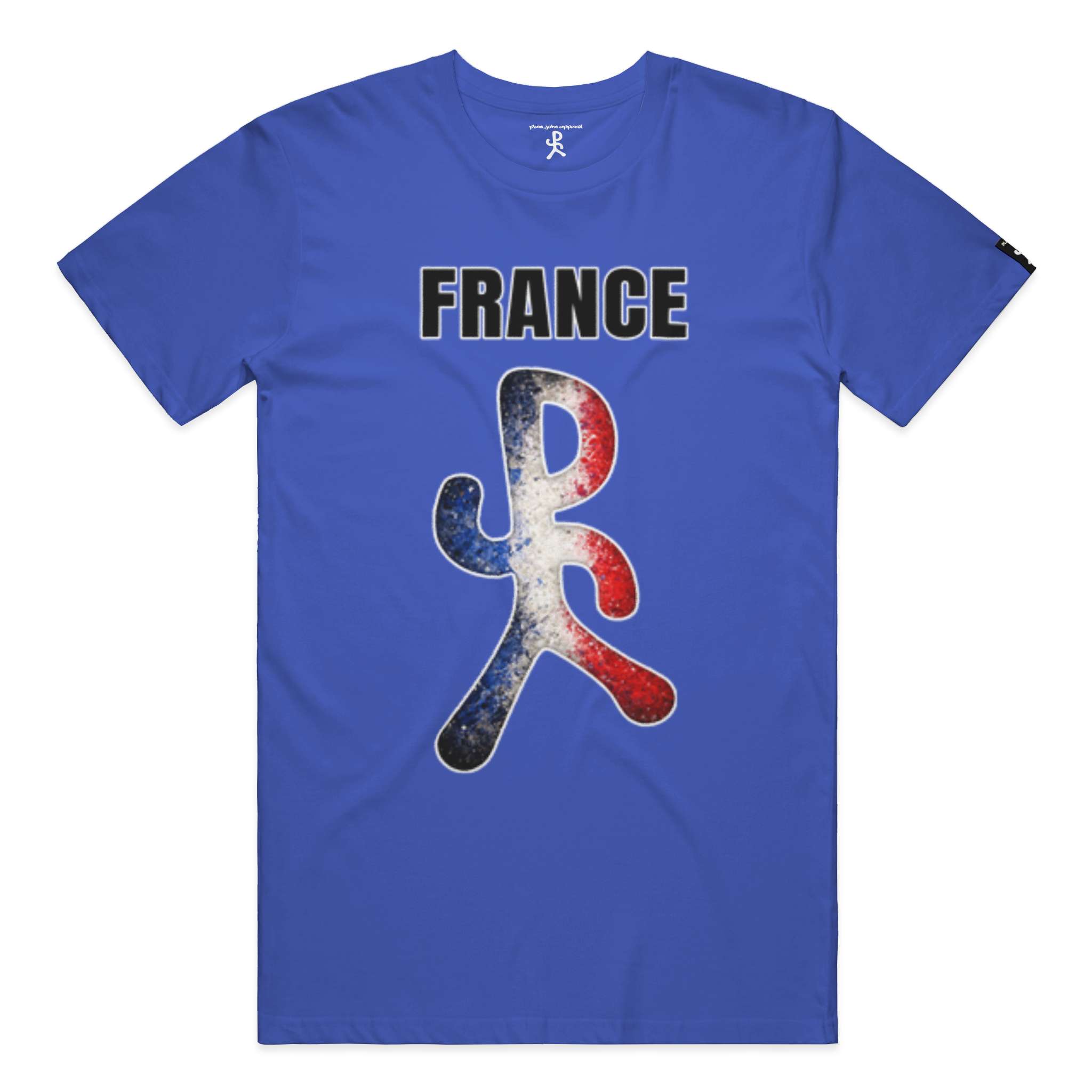 France Royal Blue Running Man Tee