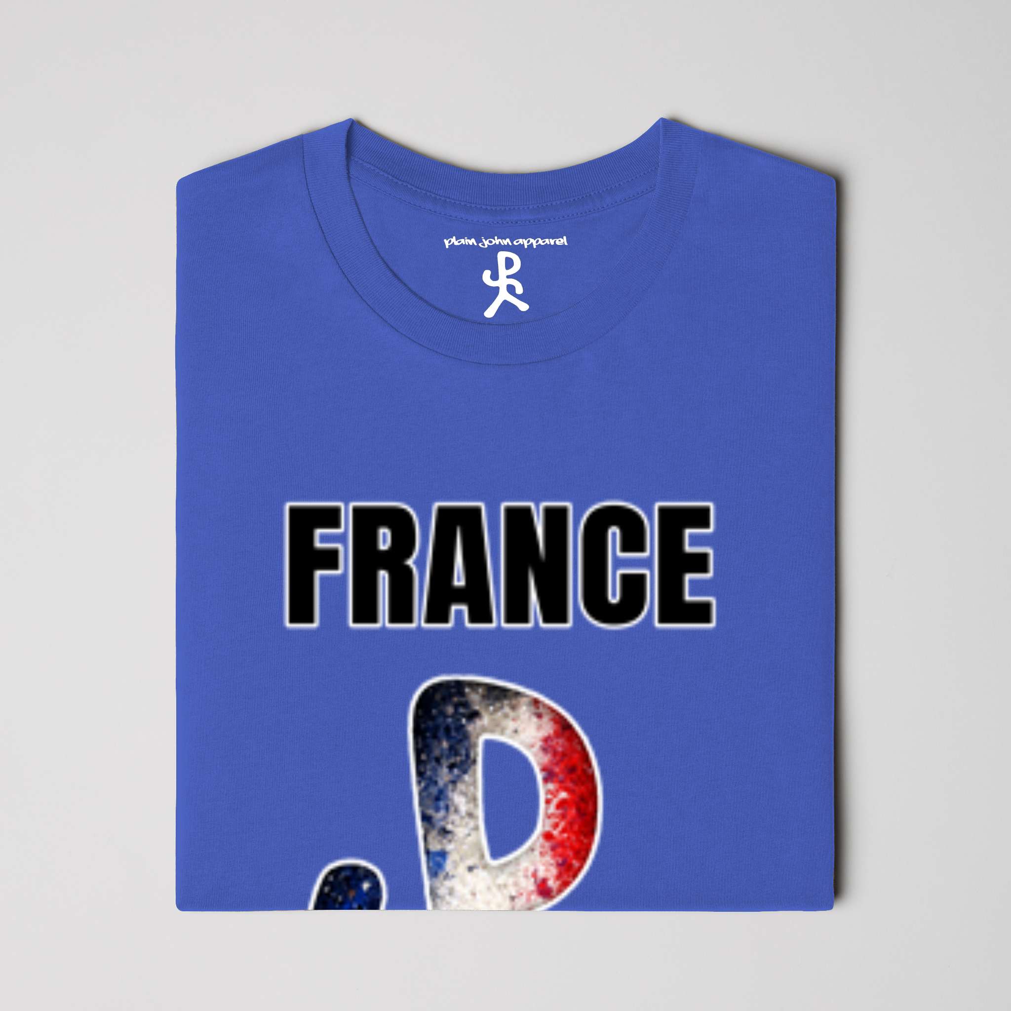 France Royal Blue Running Man Tee