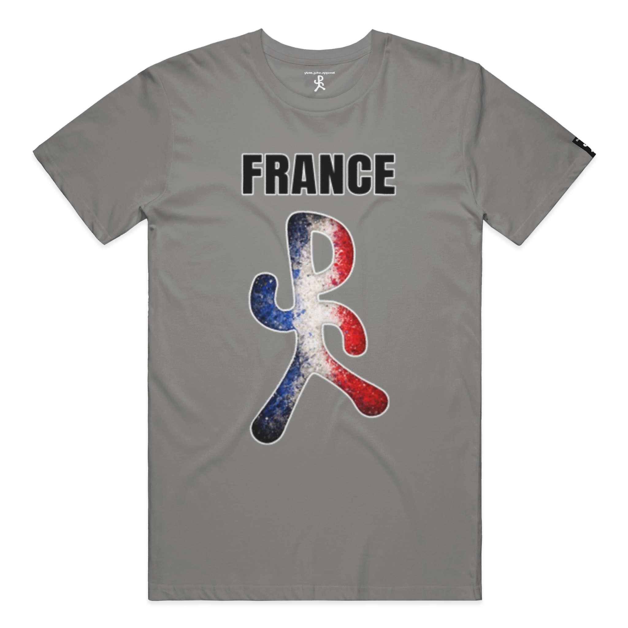 France Storm Grey Running Man Tee