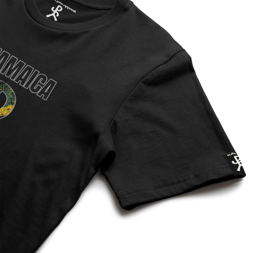Jamaica Black Running Man Tee