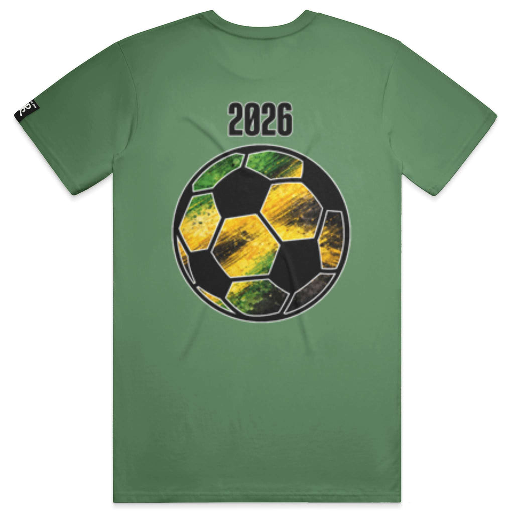 Jamaica Military Green Running Man Tee