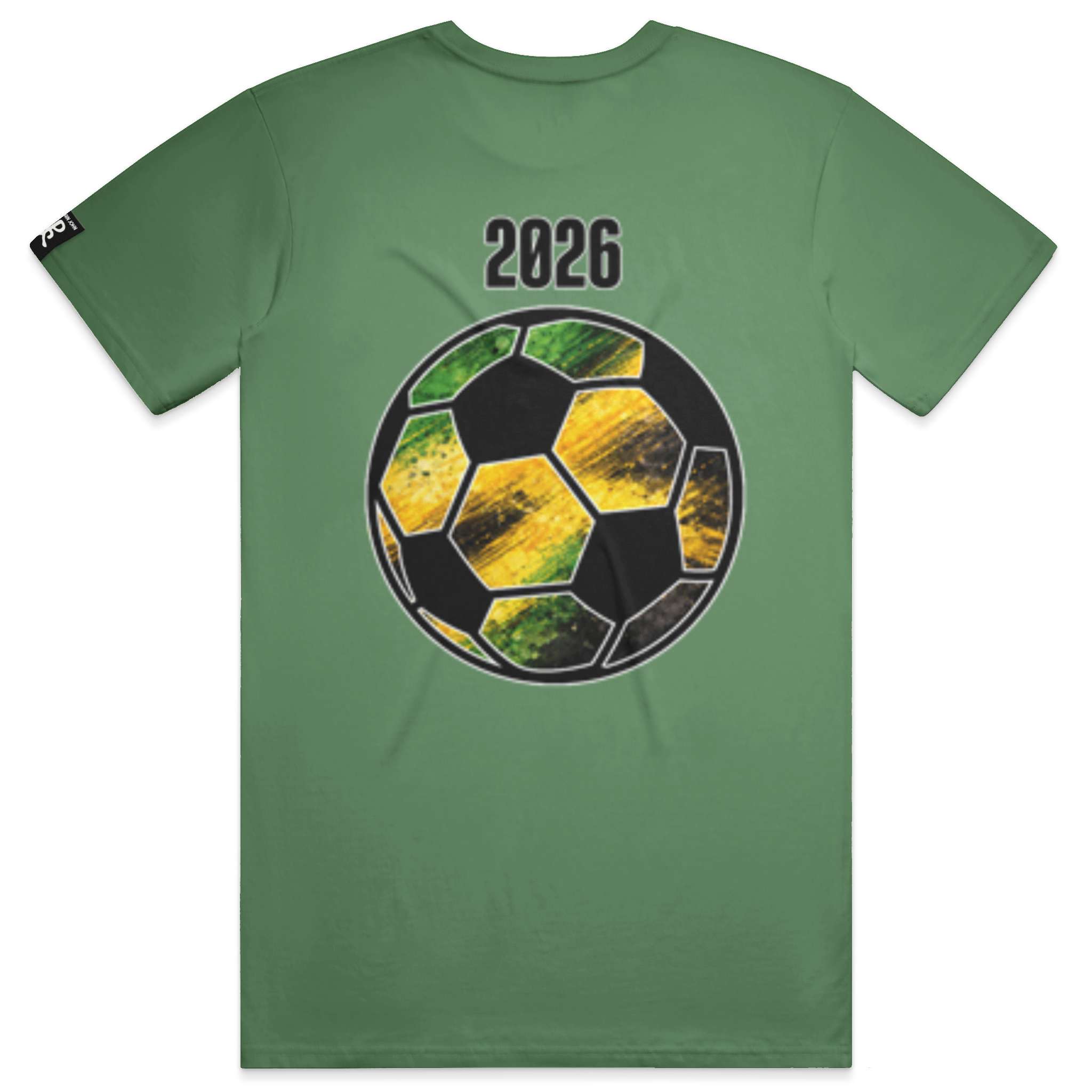 Jamaica Military Green Running Man Tee