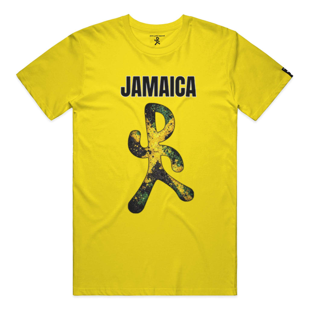 Jamaica Yellow Running Man Tee