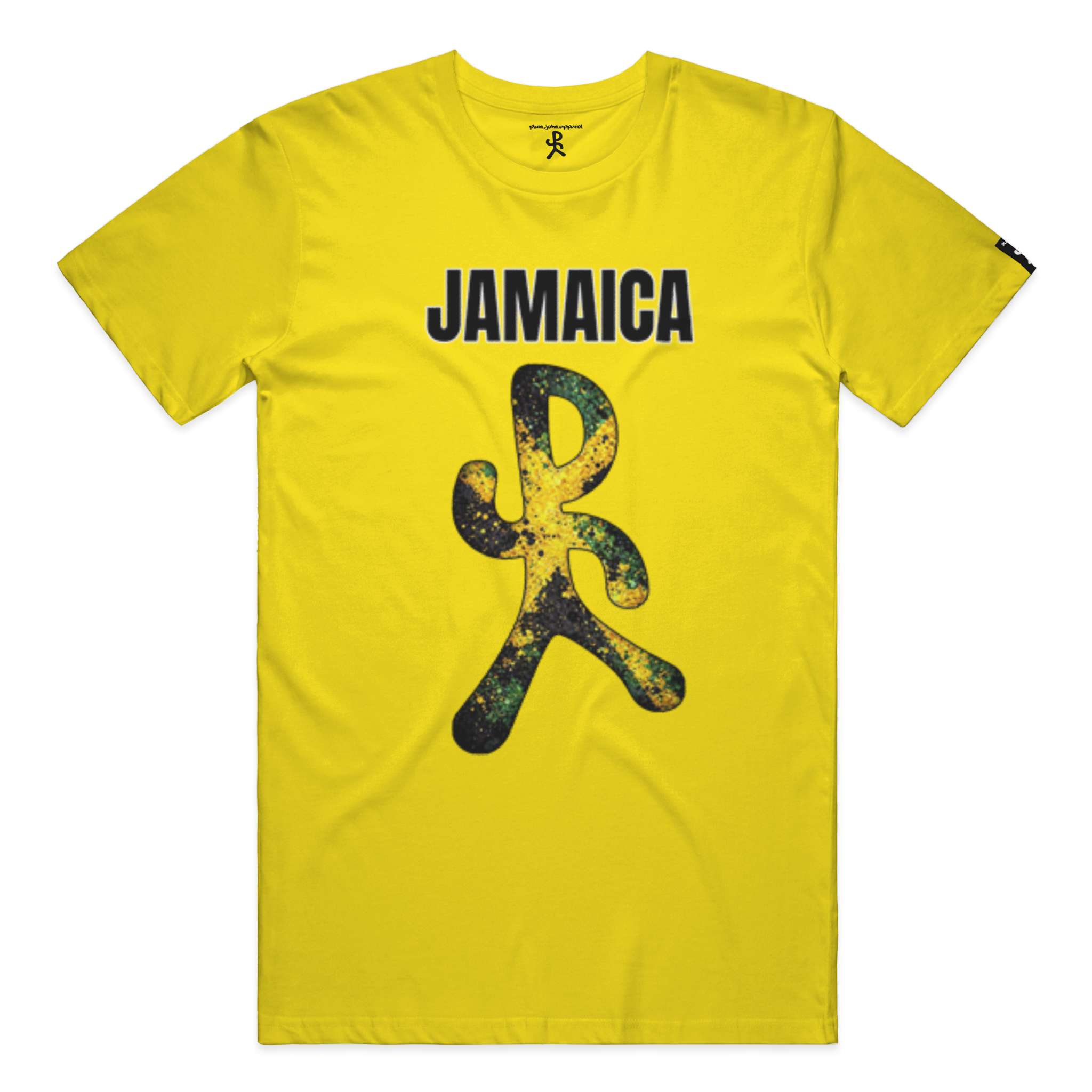 Jamaica Yellow Running Man Tee