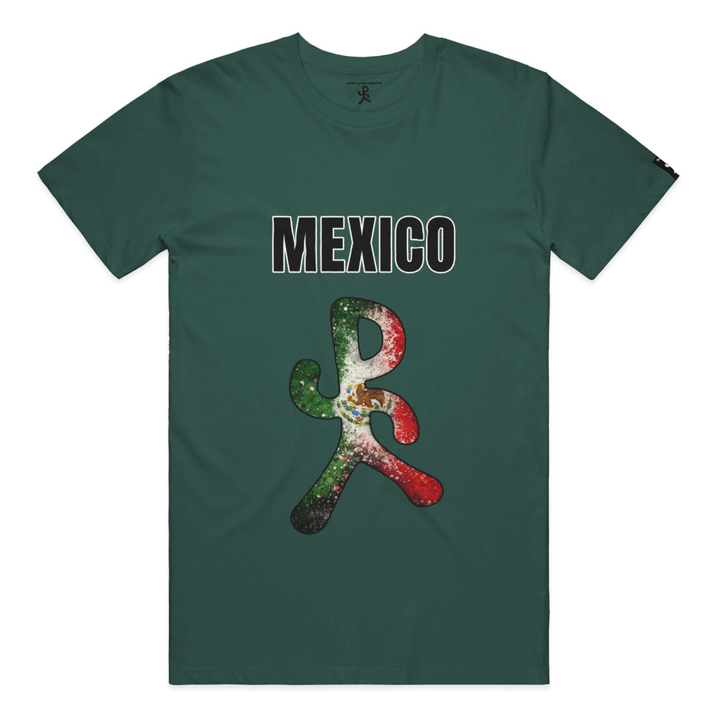 Mexico Forest Green Running Man Tee