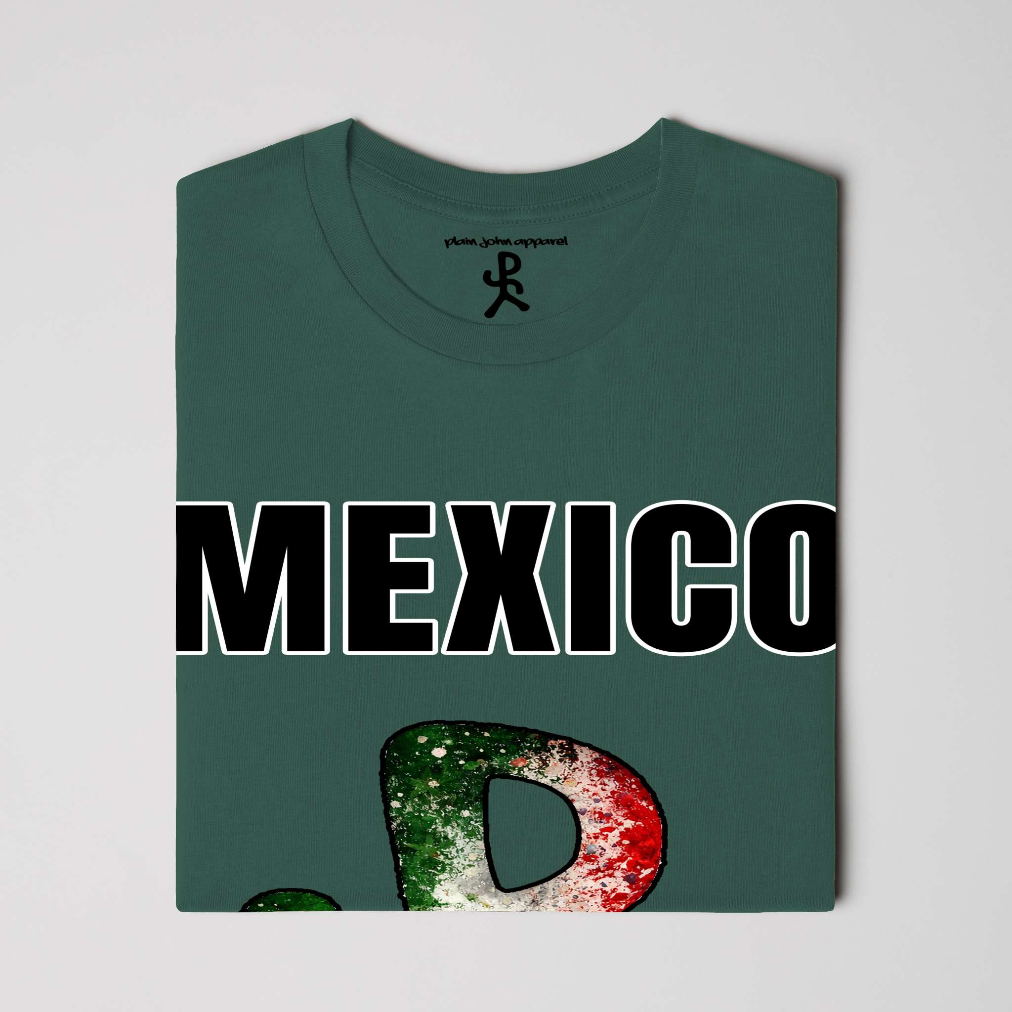 Mexico Forest Green Running Man Tee