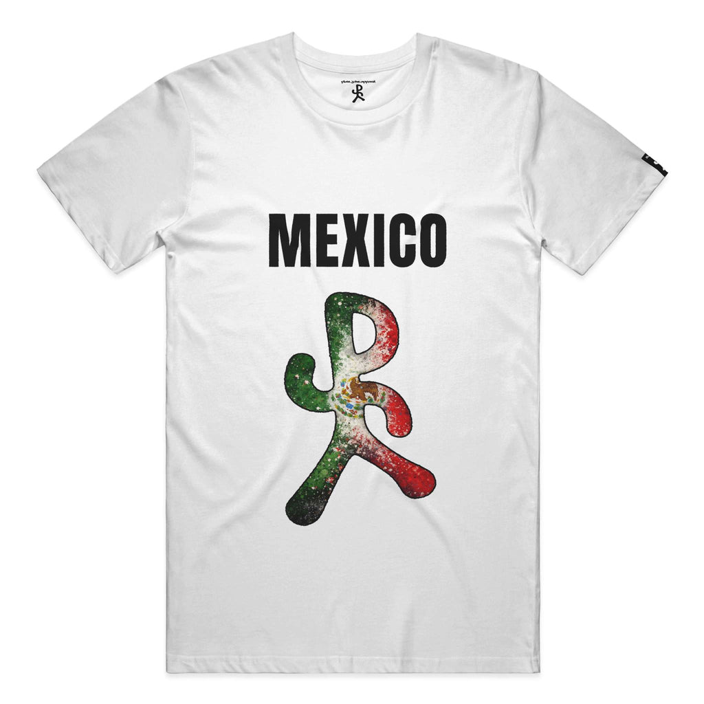 Mexico White Running Man Tee