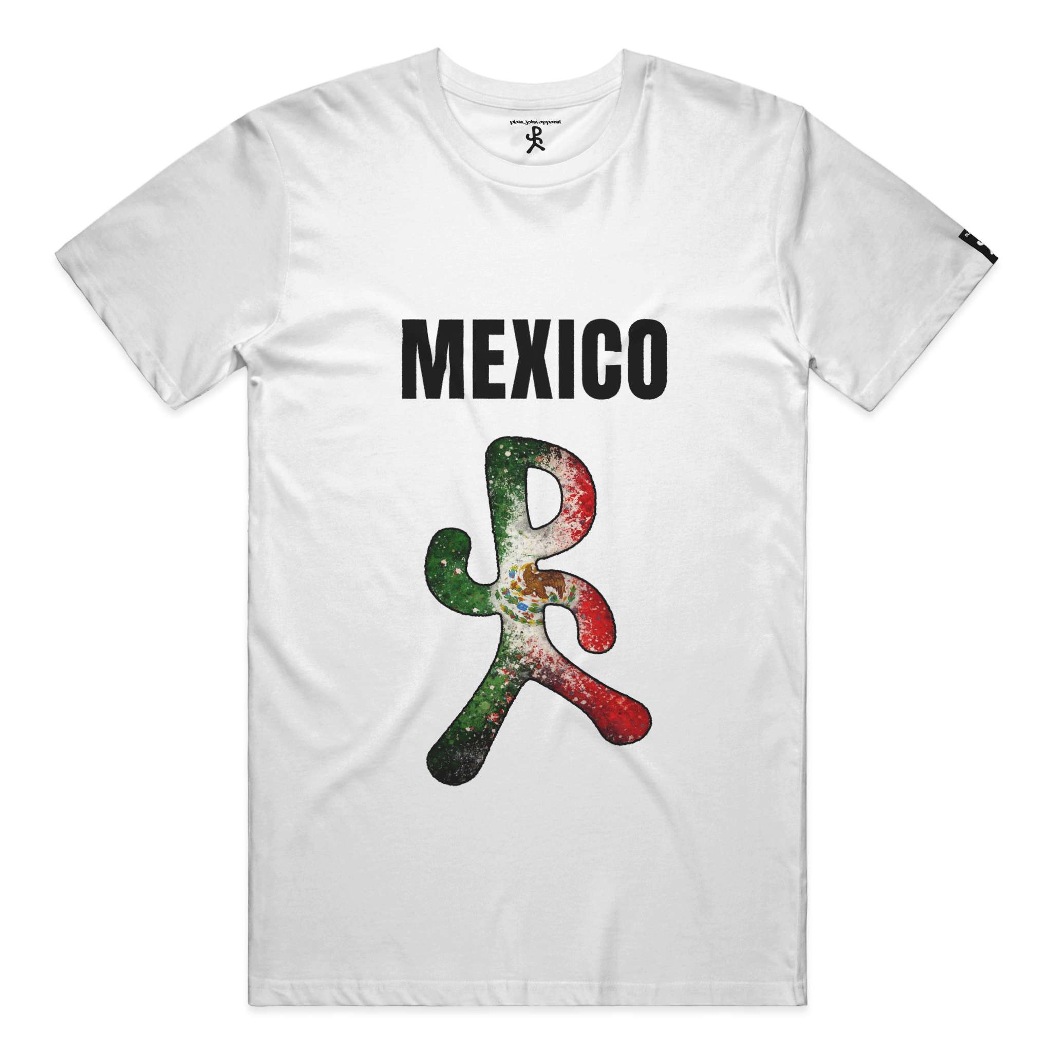 Mexico White Running Man Tee