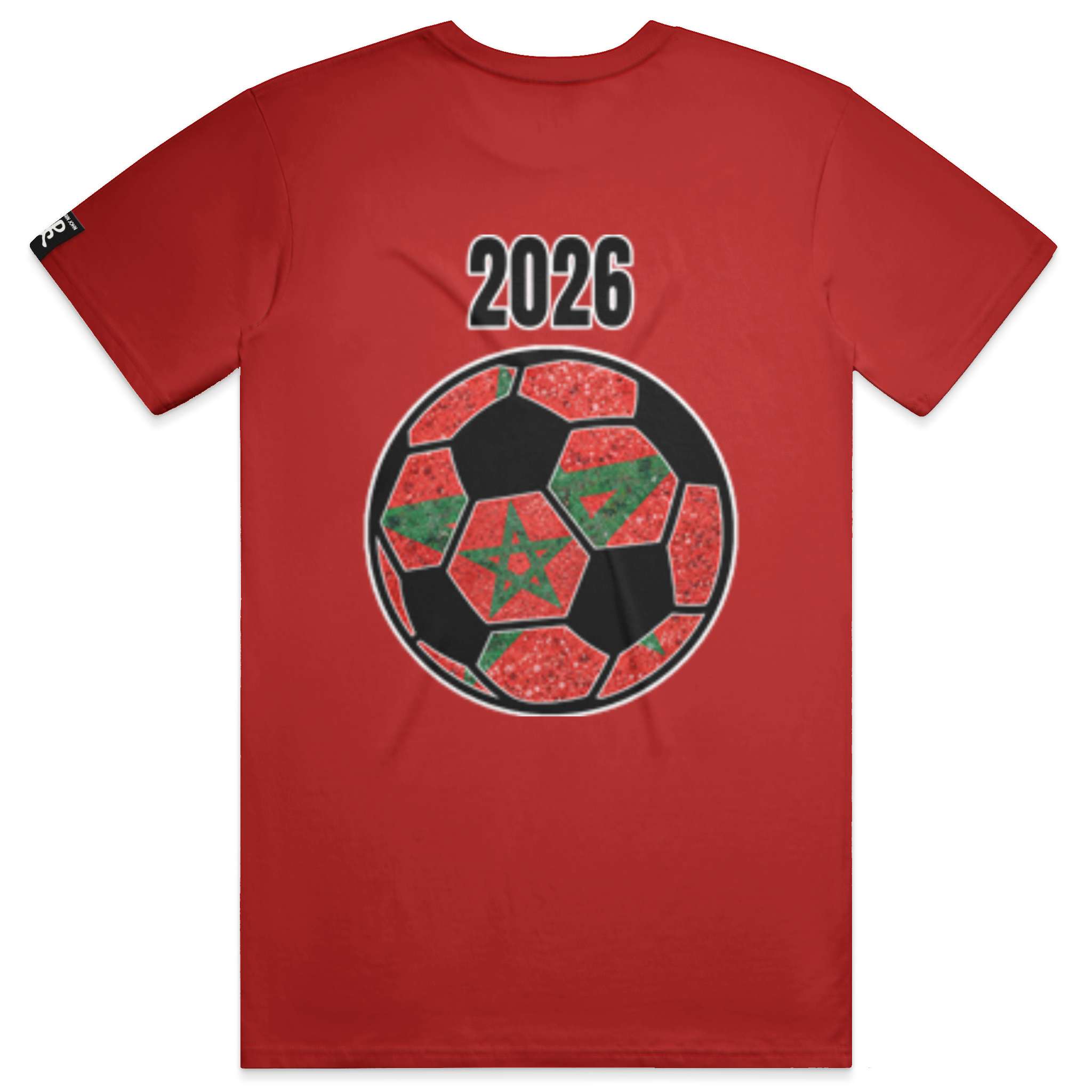Morocco Canvas Red Running Man Tee