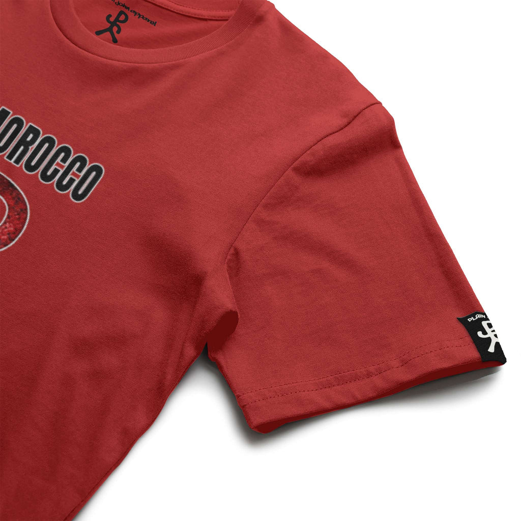 Morocco Canvas Red Running Man Tee