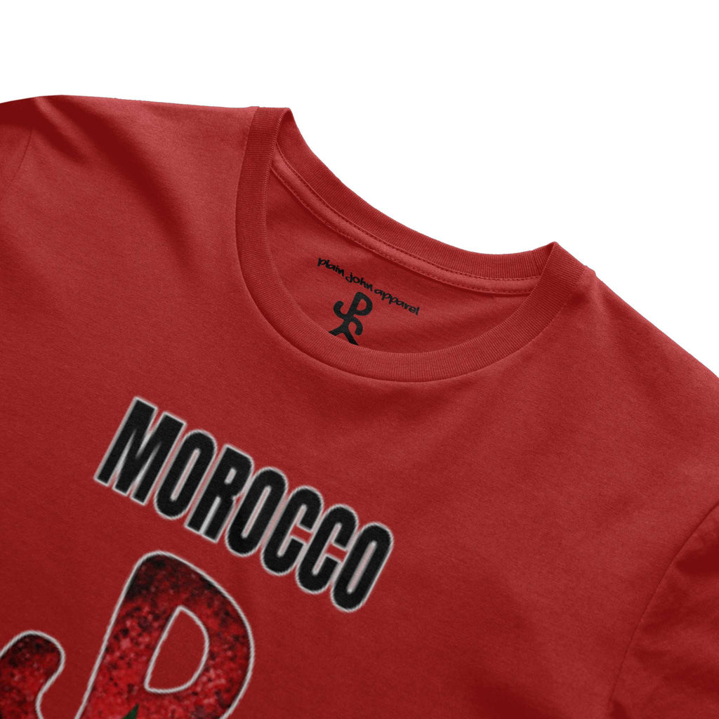 Morocco Canvas Red Running Man Tee