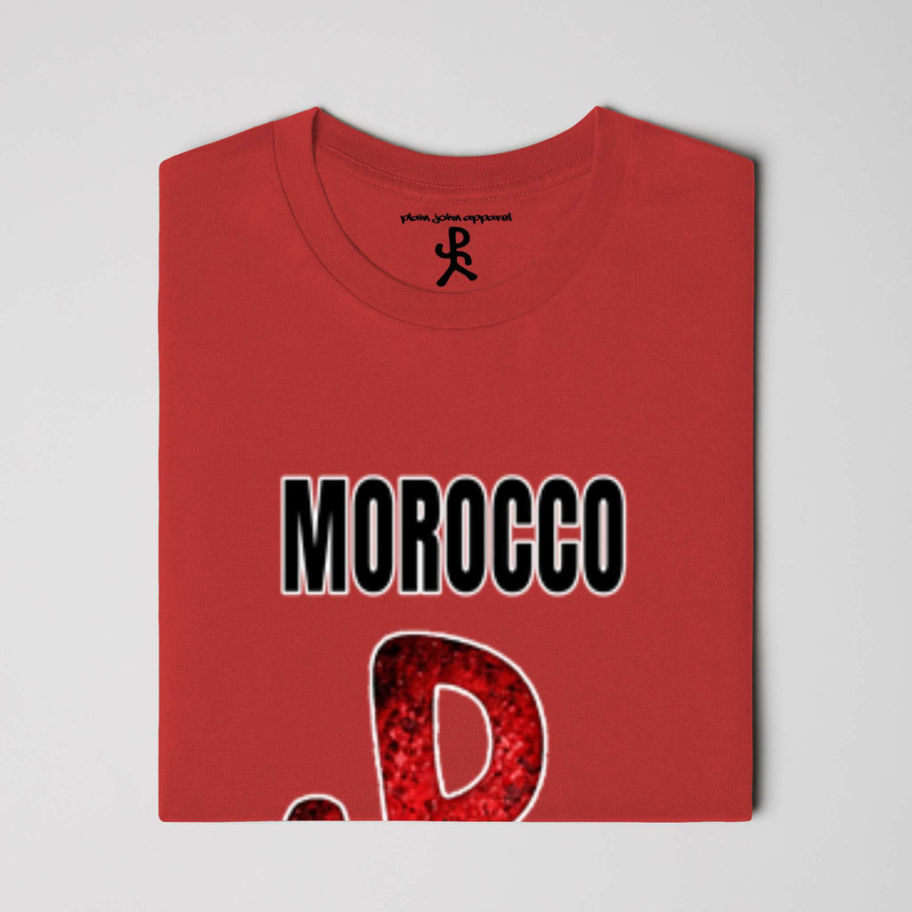 Morocco Canvas Red Running Man Tee