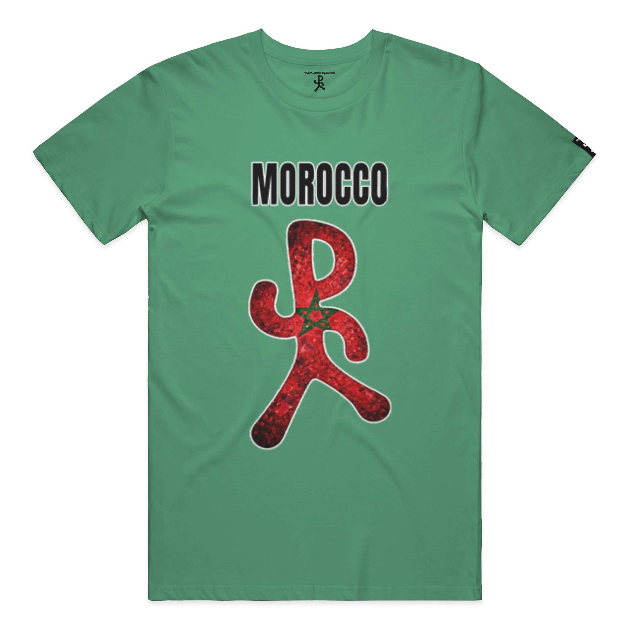 Morocco Kelly Green Running Man Tee