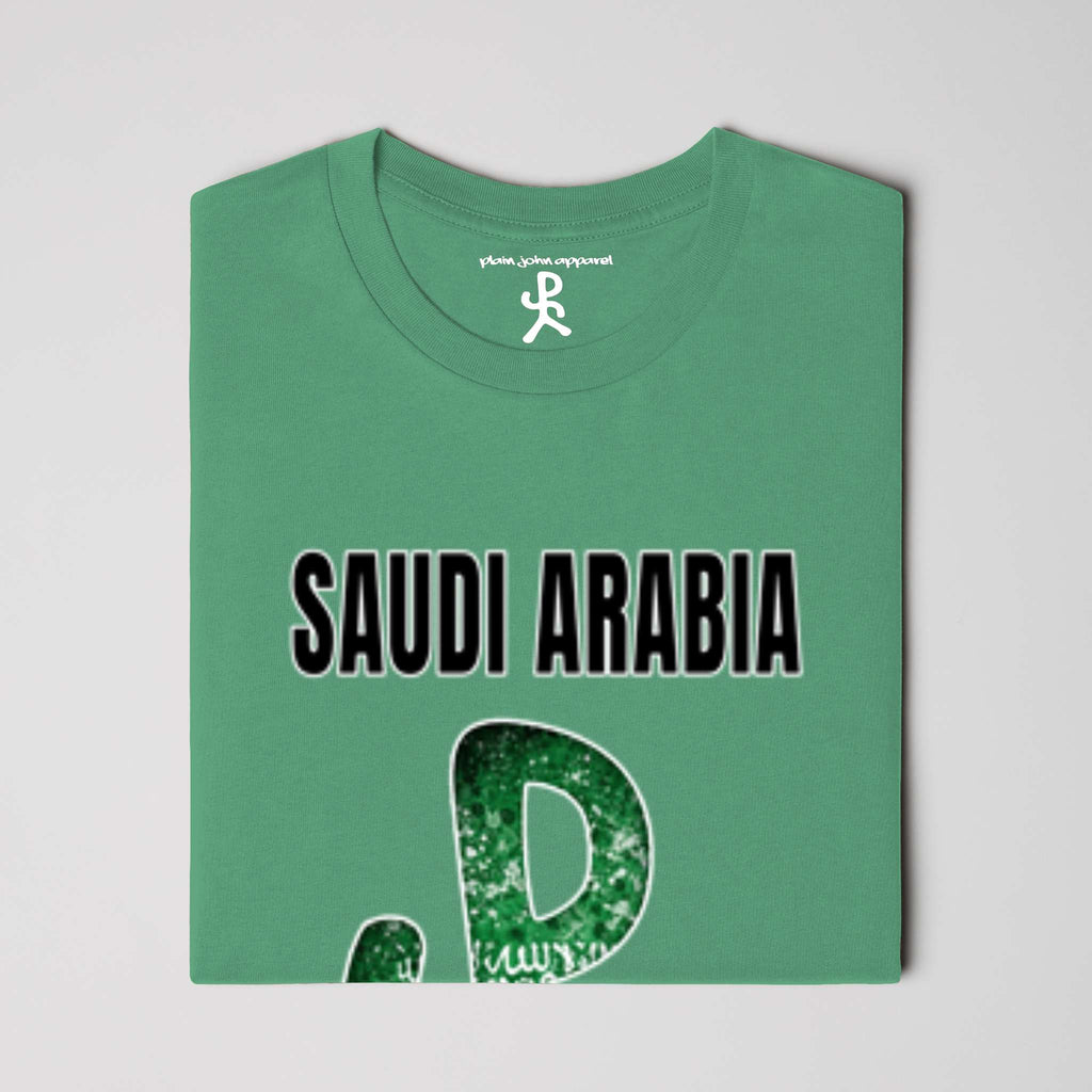 Saudi Arabia Kelly Green Running Man Tee
