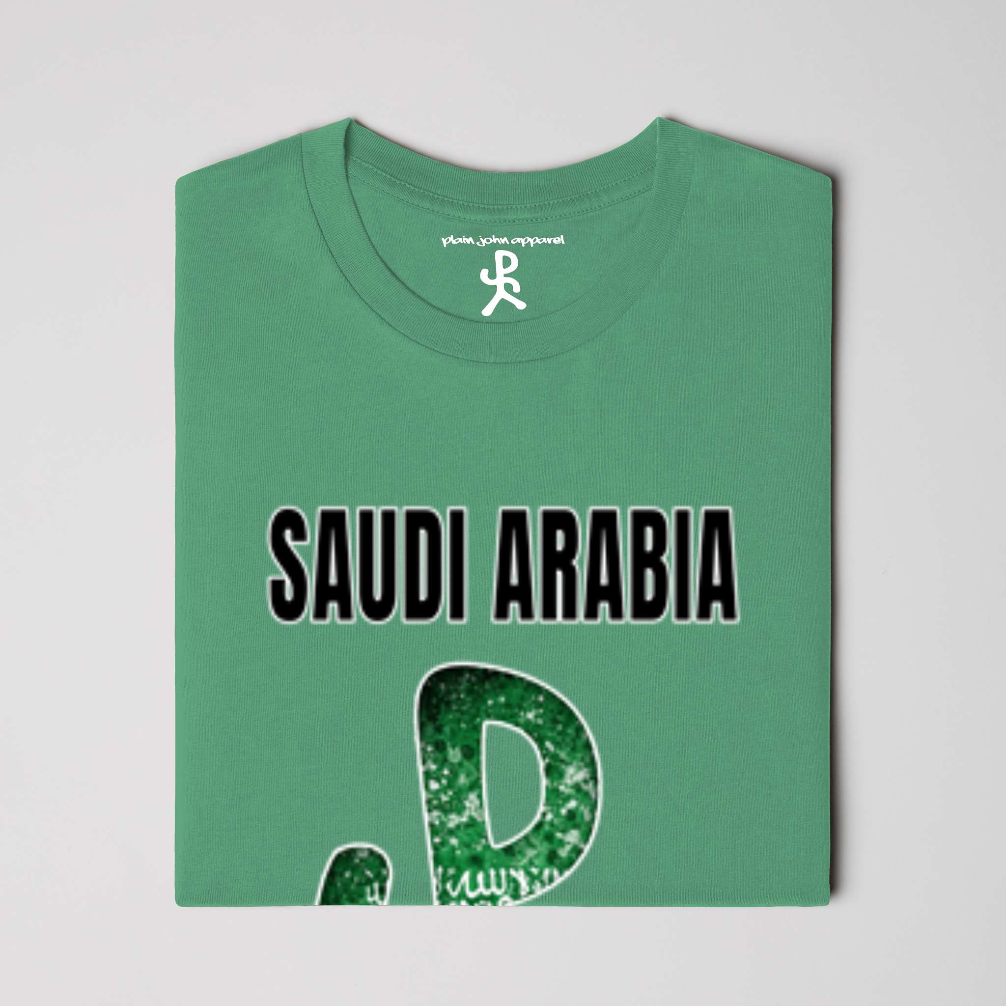 Saudi Arabia Kelly Green Running Man Tee