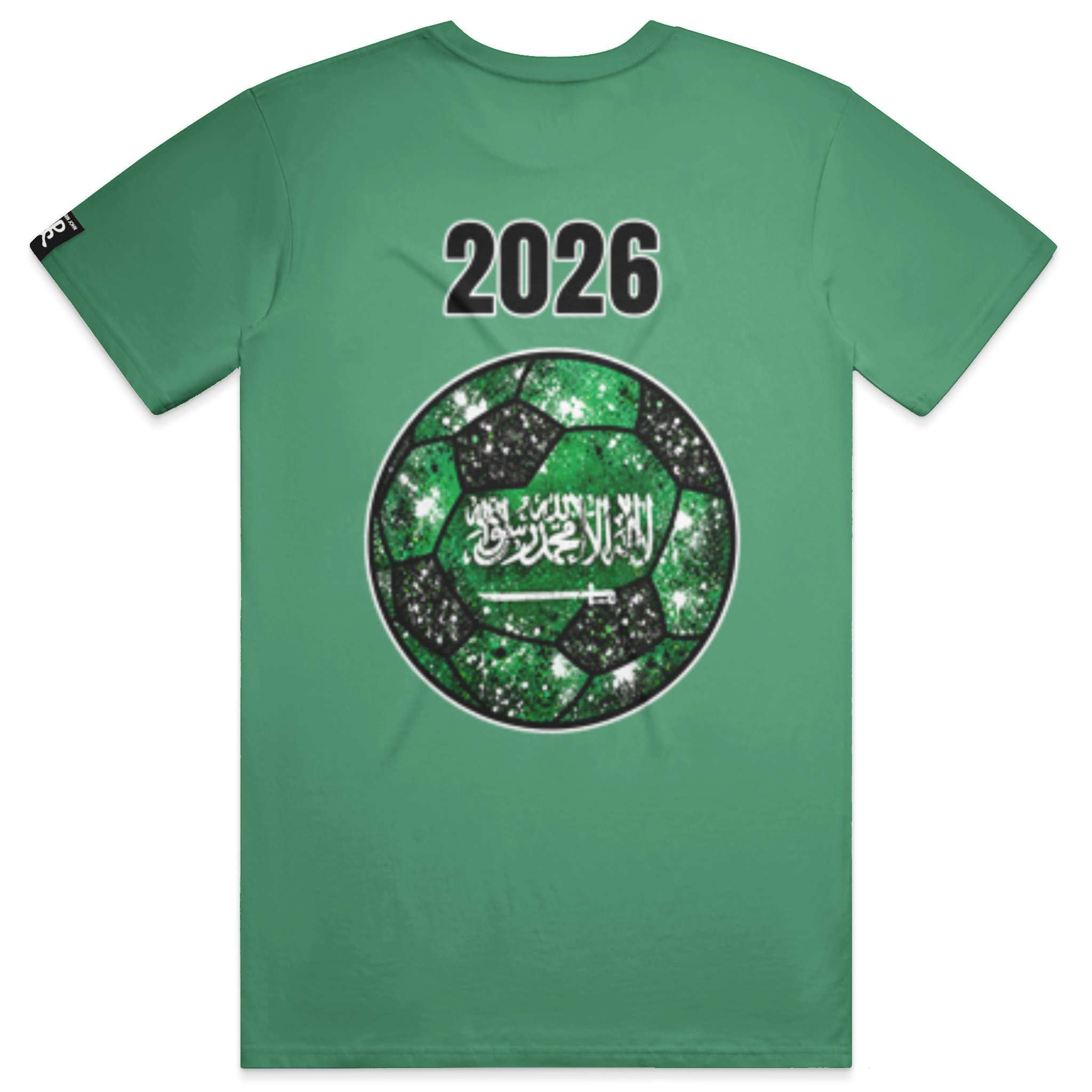 Saudi Arabia Kelly Green Running Man Tee