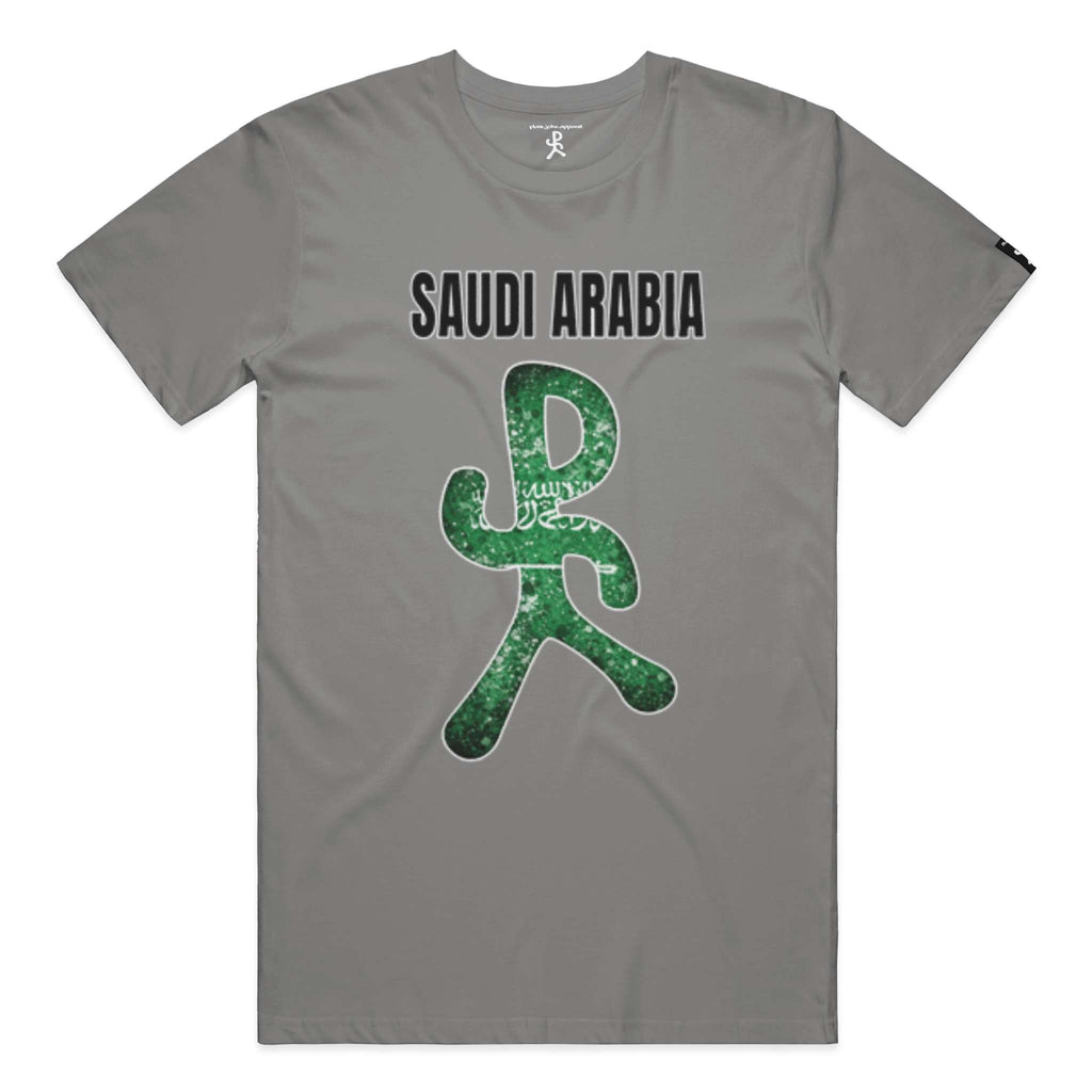 Saudi Arabia Storm Grey Running Man Tee