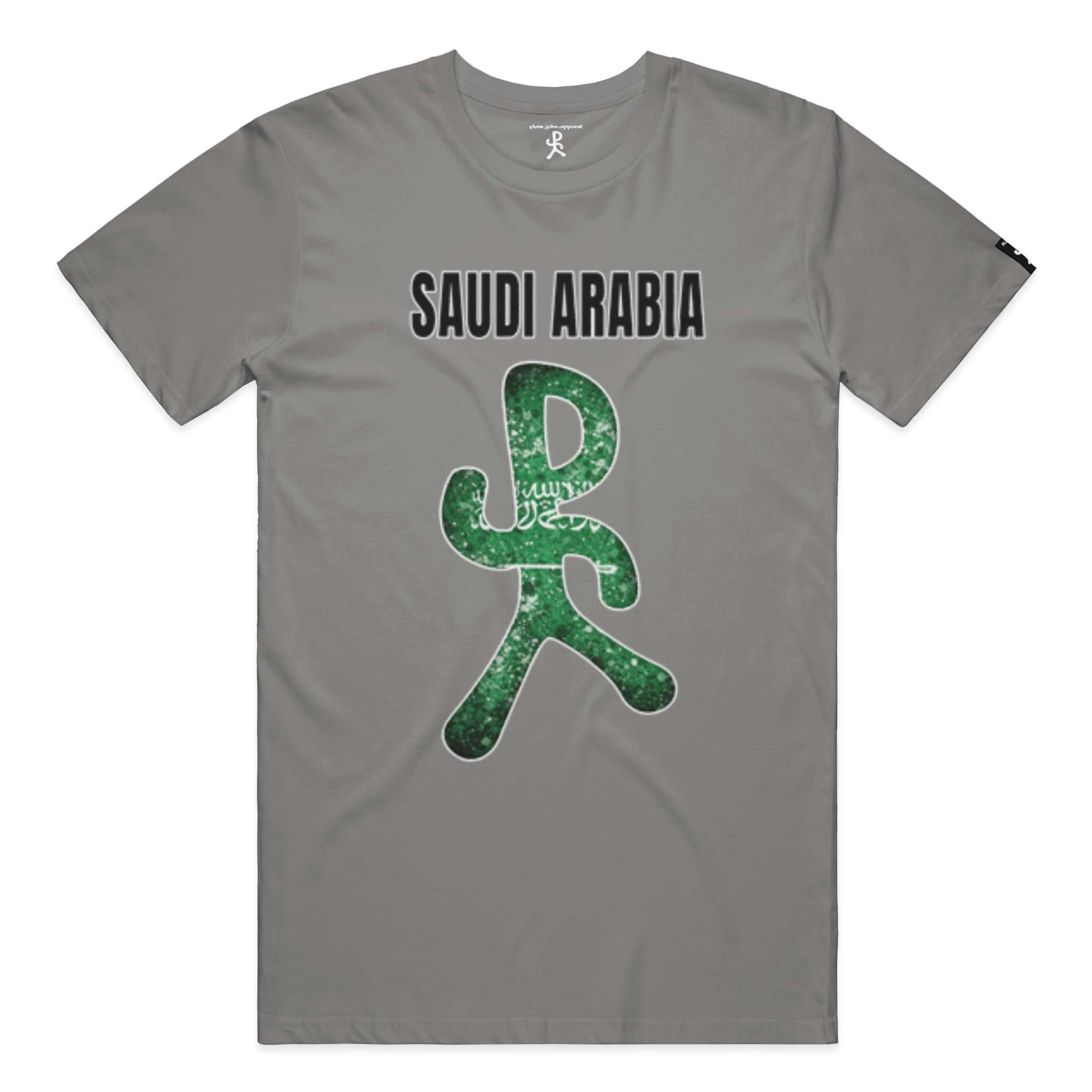 Saudi Arabia Storm Grey Running Man Tee