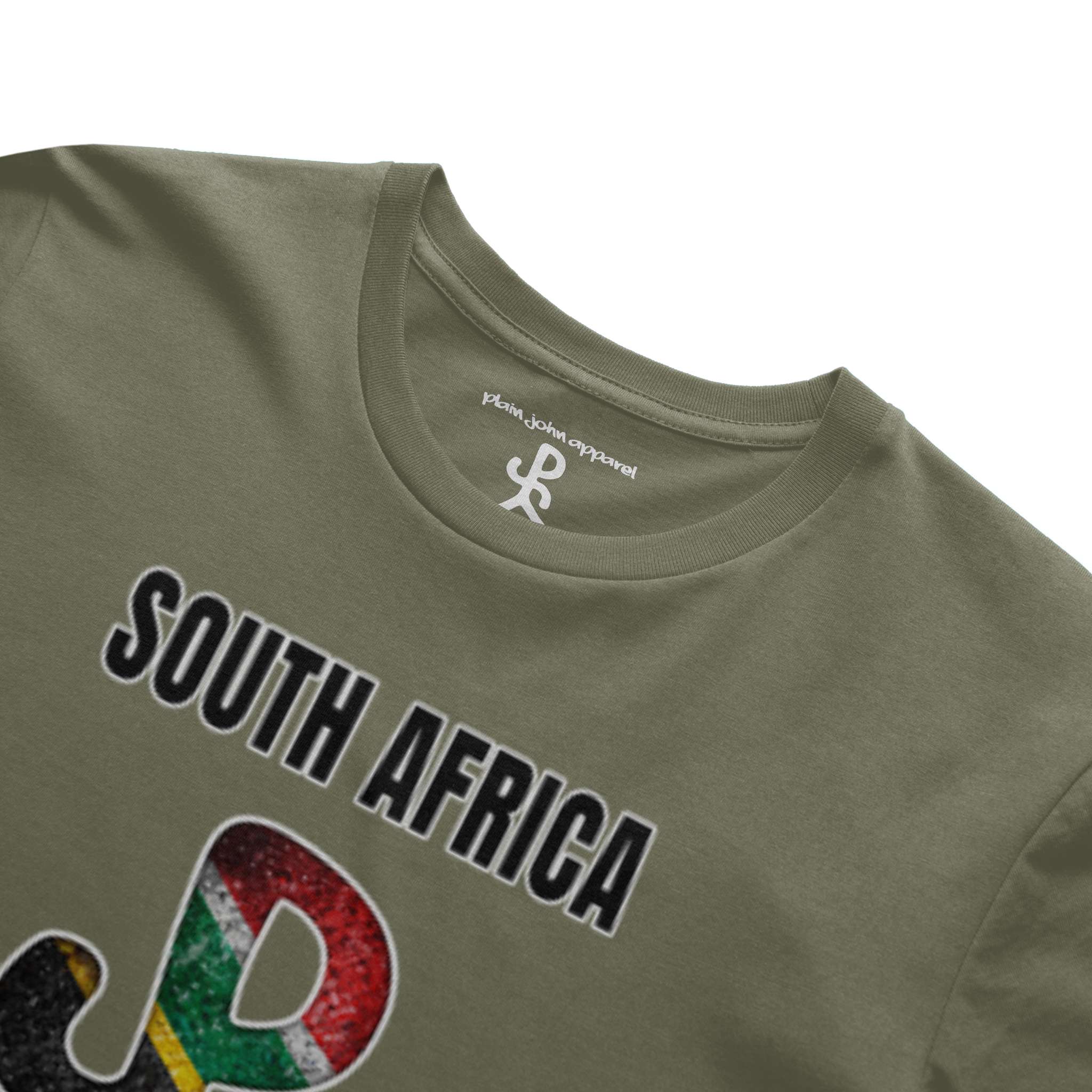 South Africa Military Green Running Man Tee