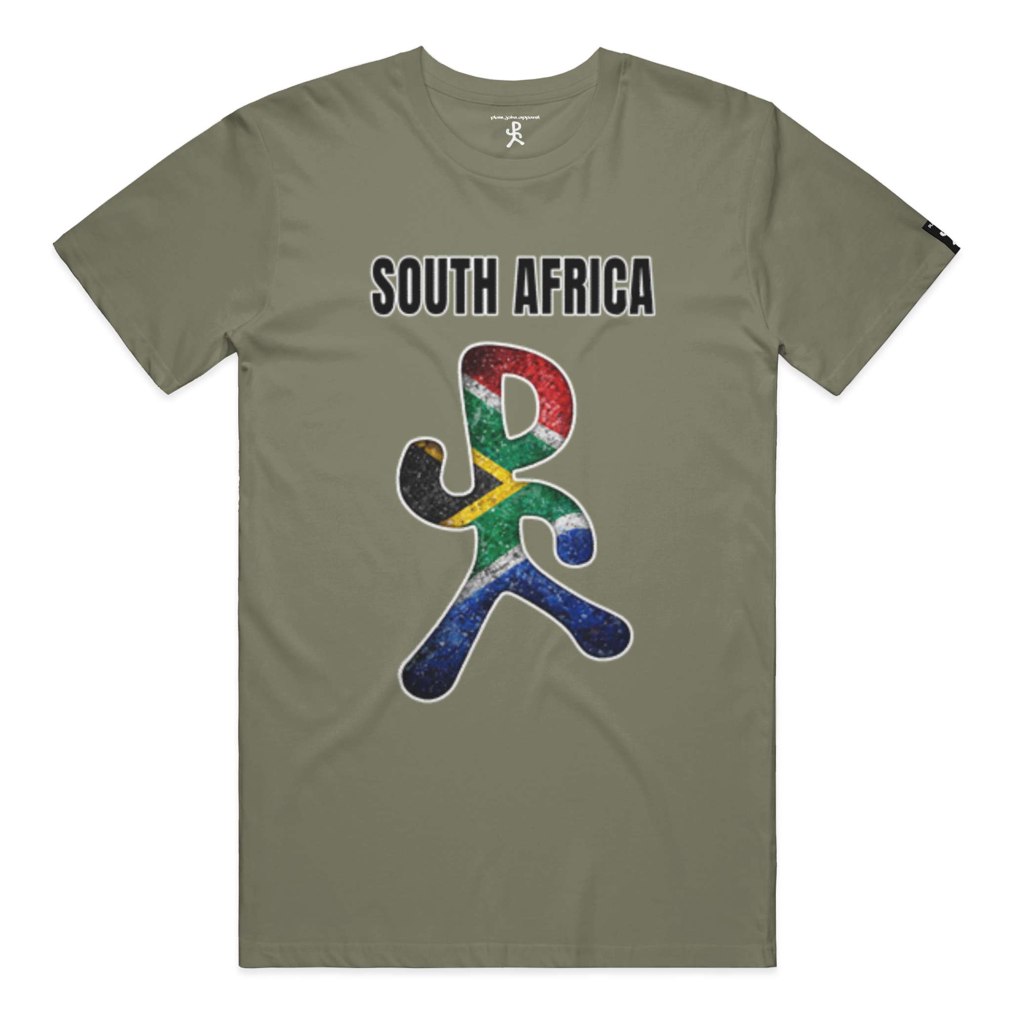 South Africa Military Green Running Man Tee