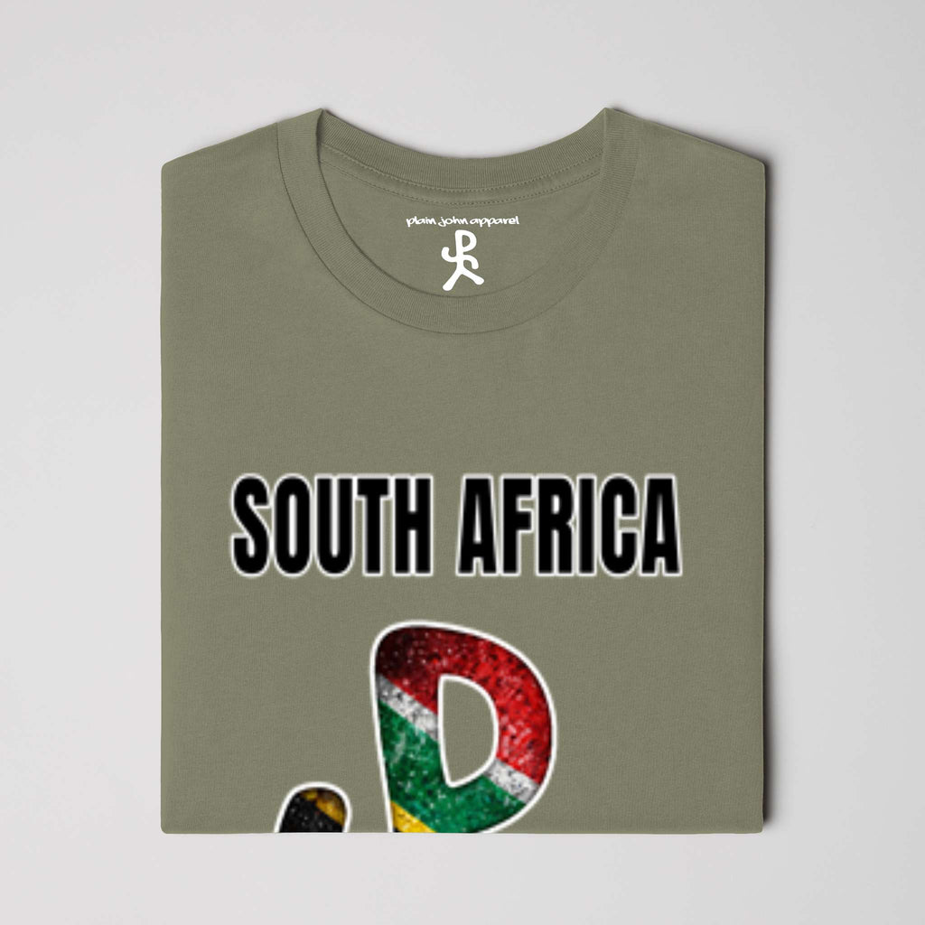 South Africa Military Green Running Man Tee