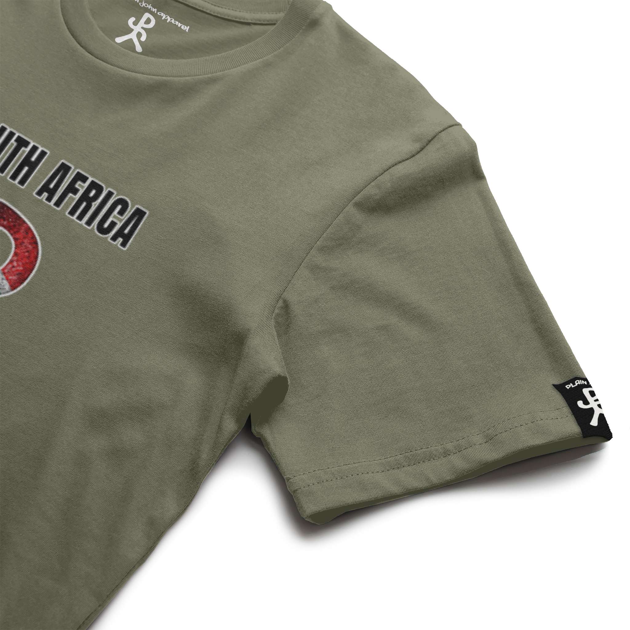 South Africa Military Green Running Man Tee