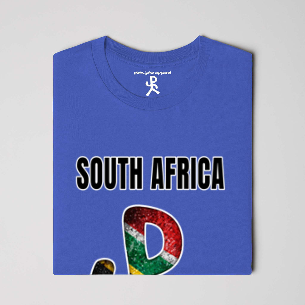 South Africa Royal Blue Running Man Tee