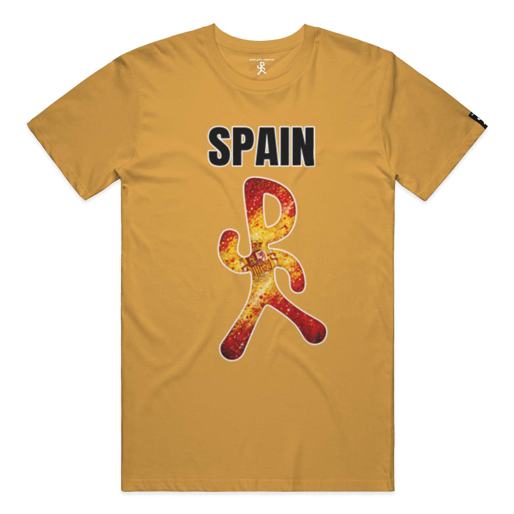 Spain Mustard Running Man Tee