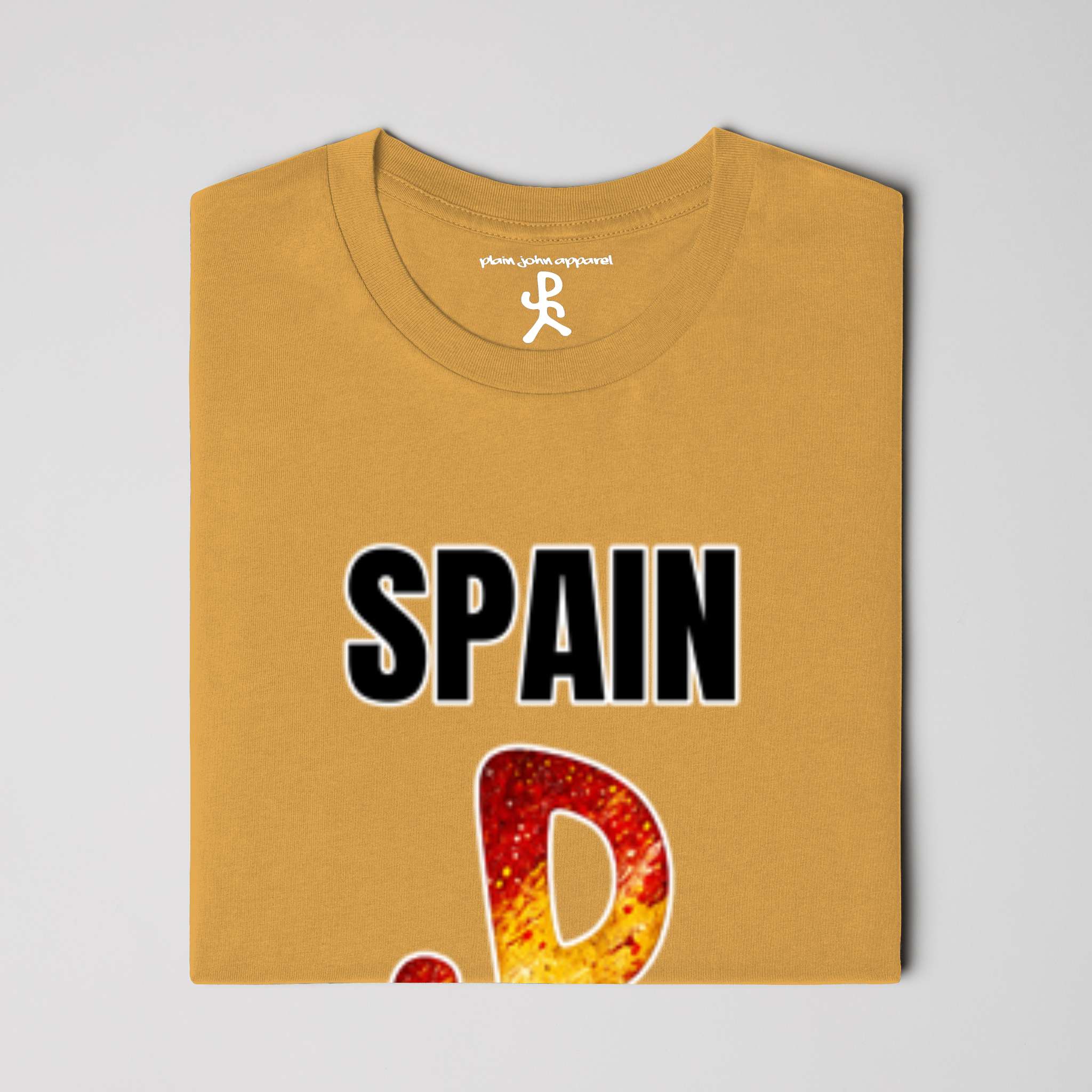 Spain Mustard Running Man Tee