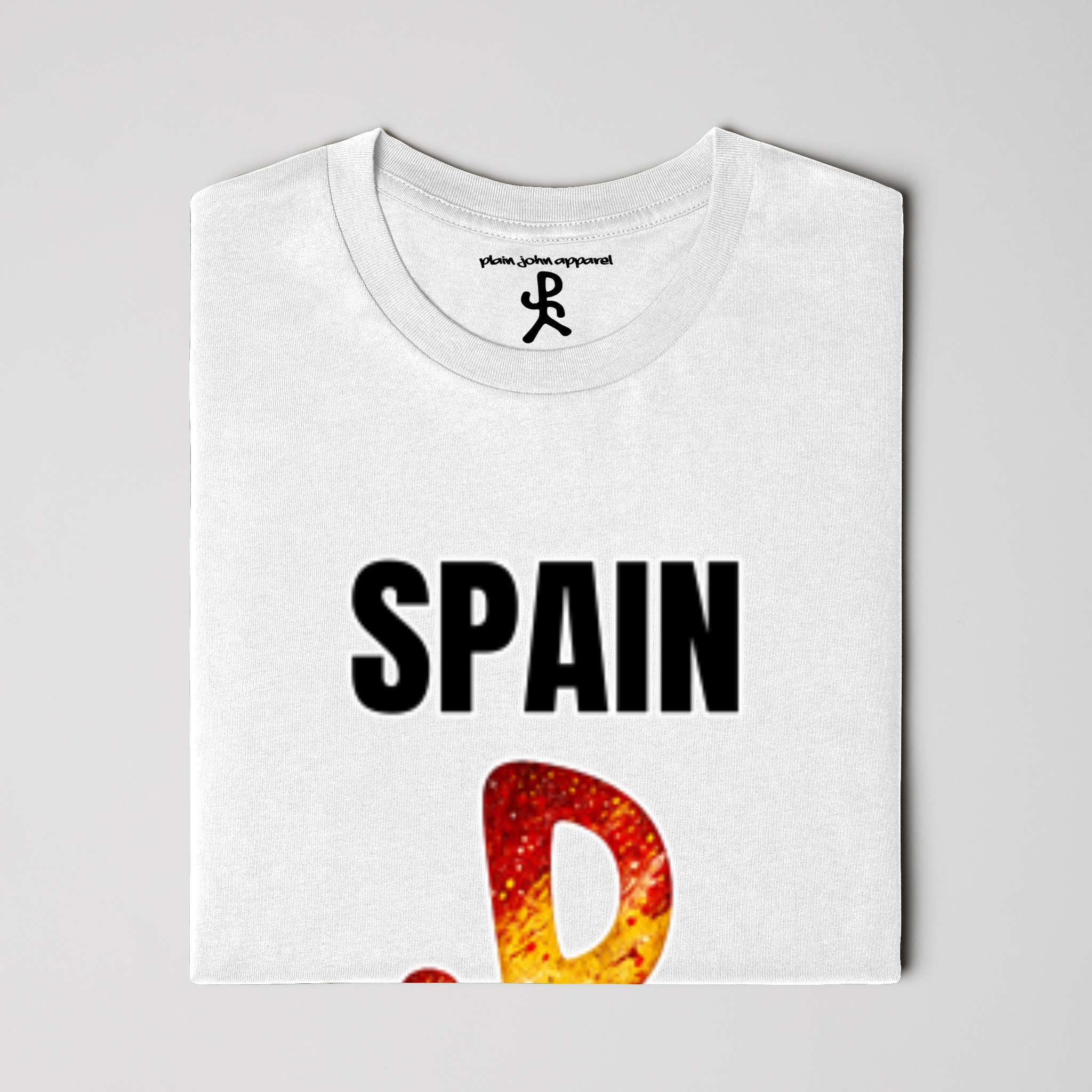 Spain White Running Man Tee