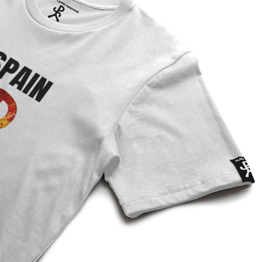 Spain White Running Man Tee