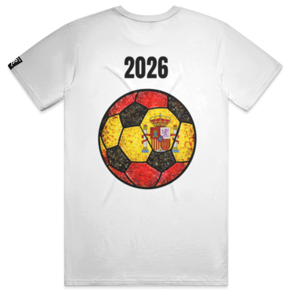 Spain White Running Man Tee