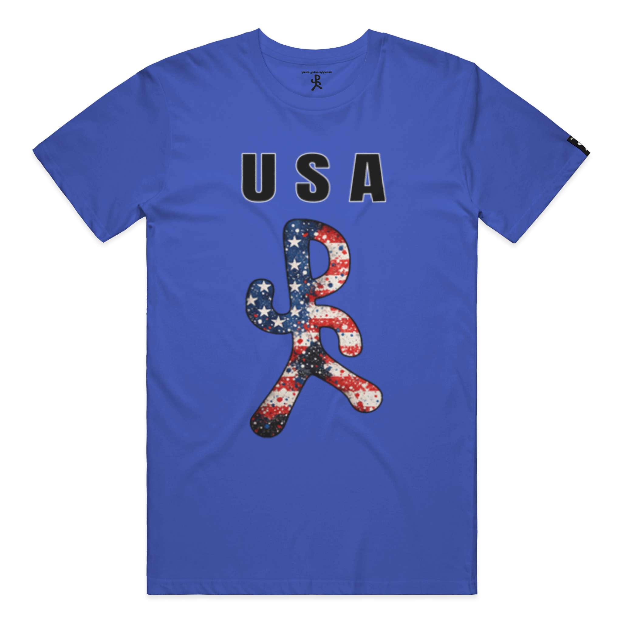 USA Blue Running Man Tee