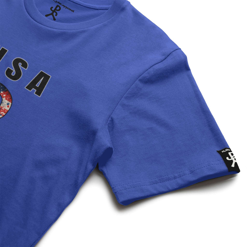 USA Blue Running Man Tee